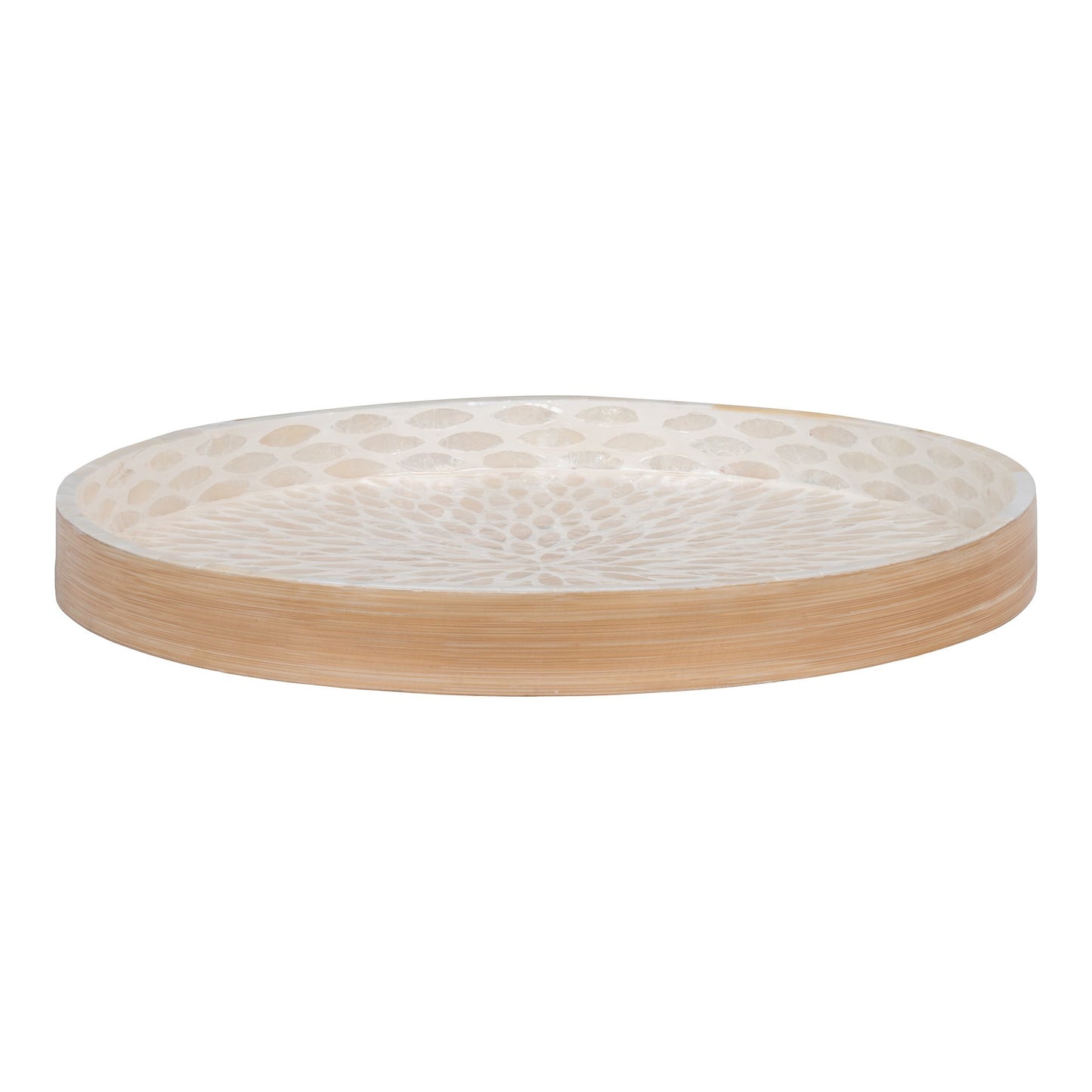 Bakke - Bakke, Bambus/Capiz, Beige 40X40X3,5 Cm ⎮ 5713917029211 ⎮ 4401554