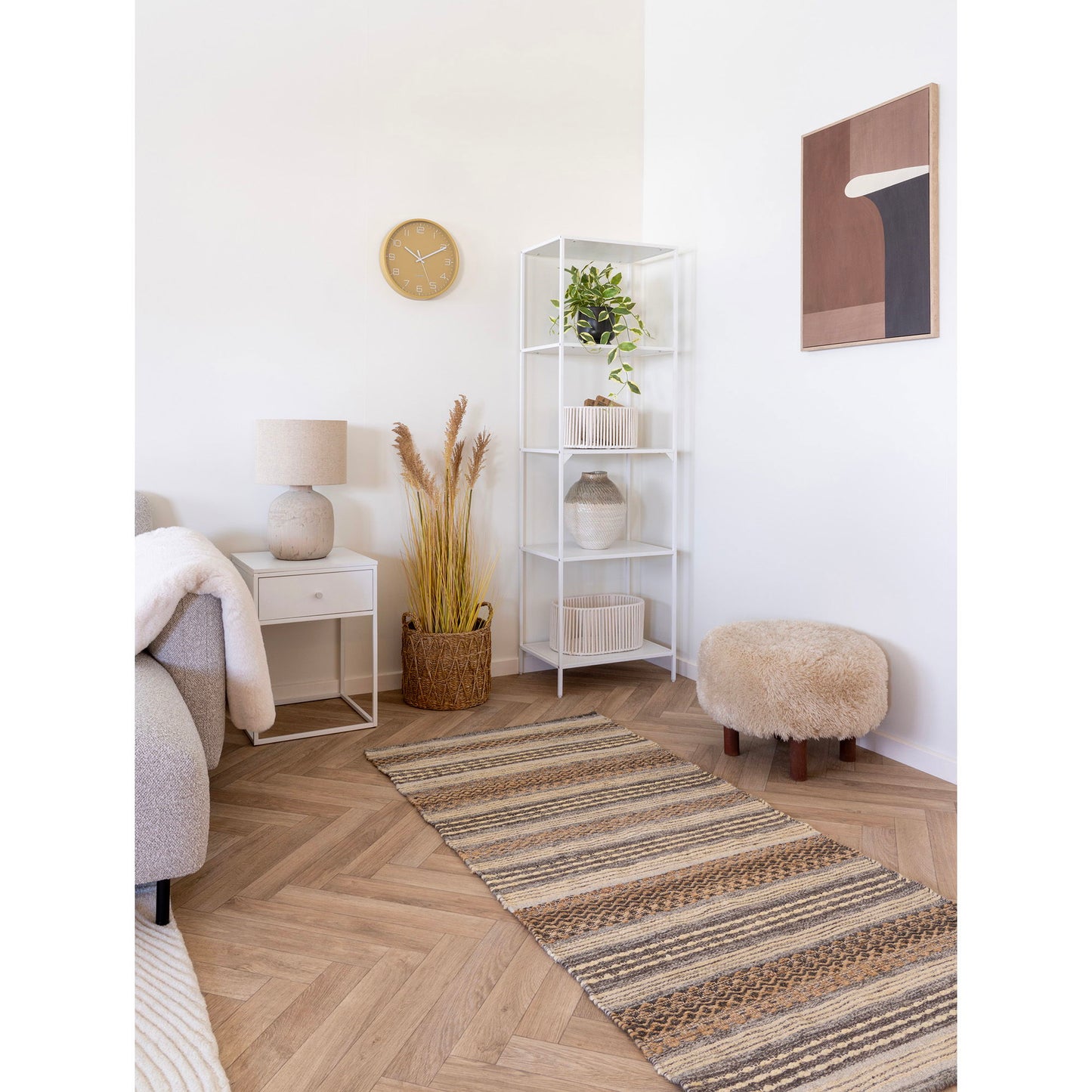 Arese Kurve - Kurve, Bomuld/Metal, Off-White, Sæt Af 2 ⎮ 5713917032662 ⎮ 4401560