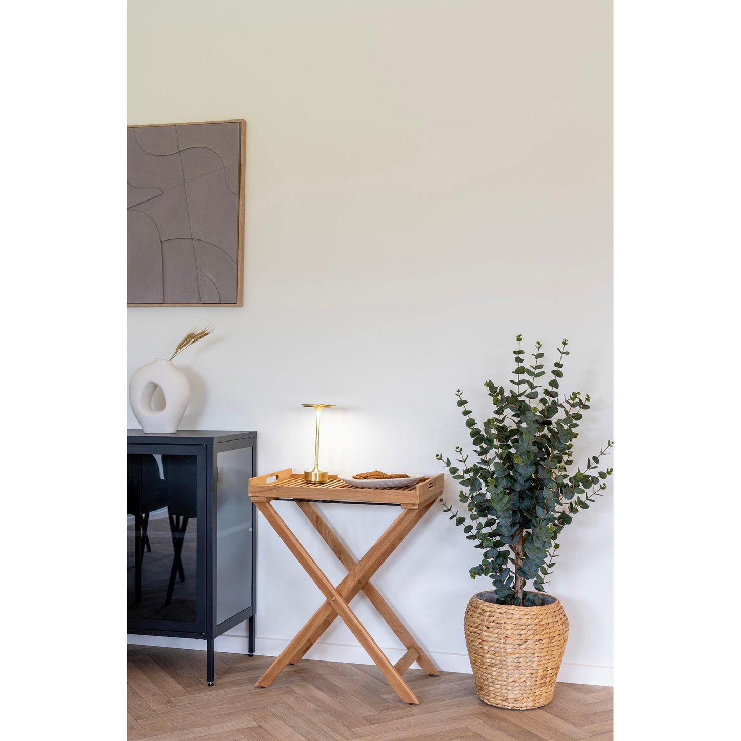 Denia Kurv - Kurv, Vandhyacint, Natur Ø34,5X34,5 Cm ⎮ 5713917032990 ⎮ 4401566