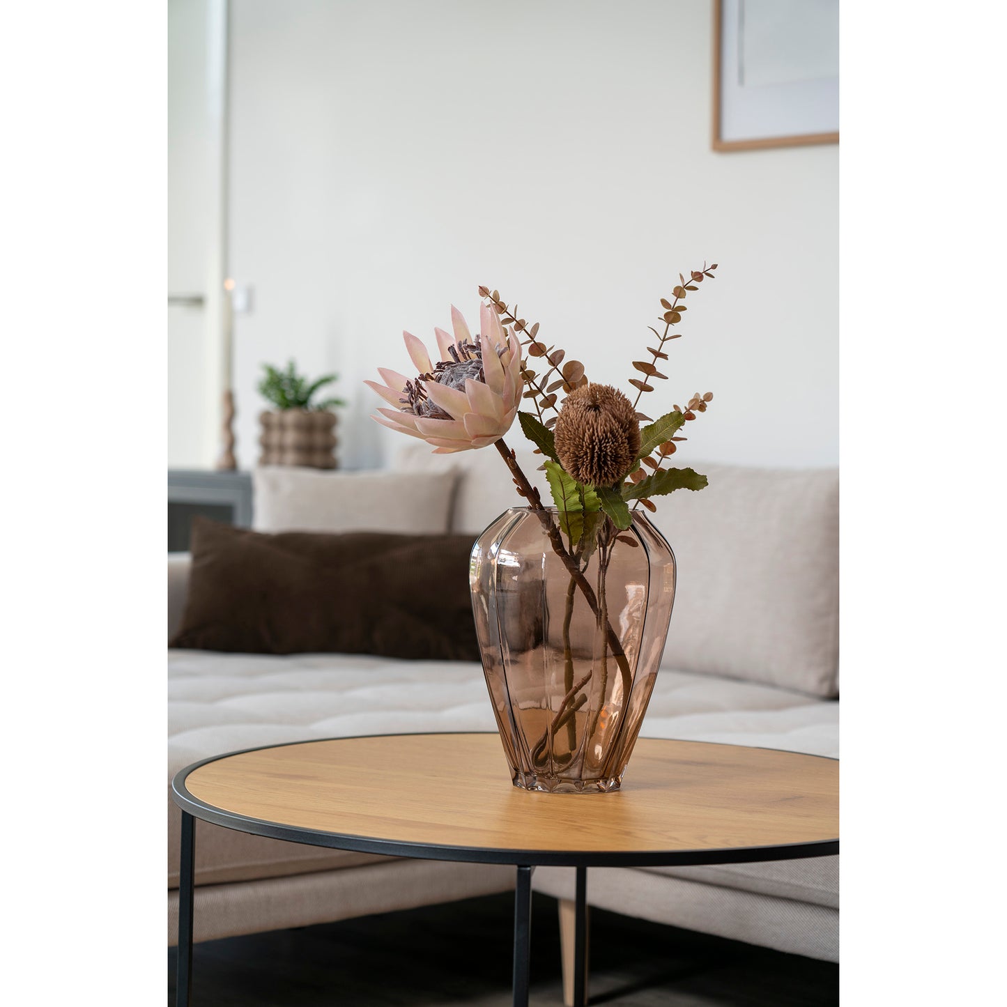 Vase - Vase, Glas, Brun, Ø22X29 Cm ⎮ 5713917022168 ⎮ 4441375