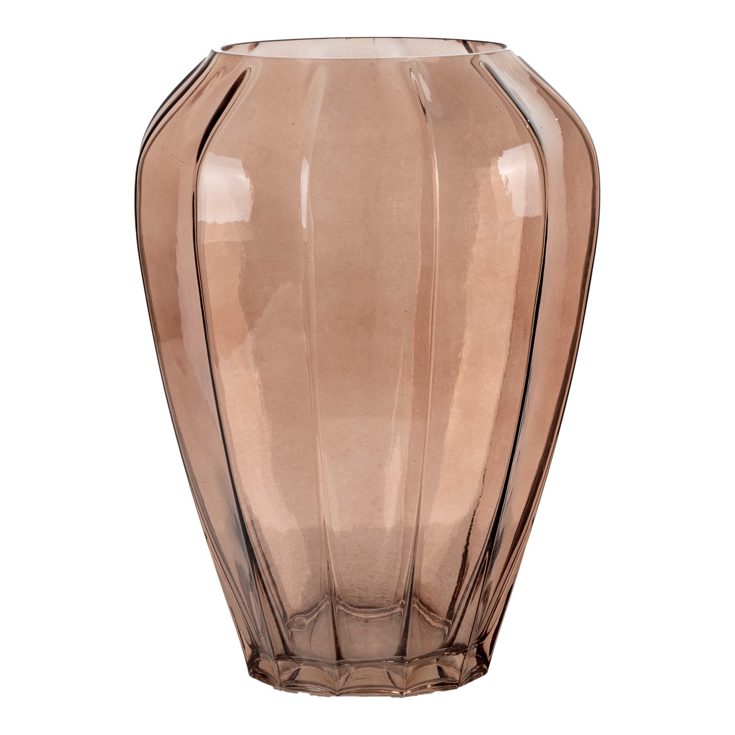 Vase - Vase, Glas, Brun Ø22X29 Cm ⎮ 5713917022168 ⎮ 4441375