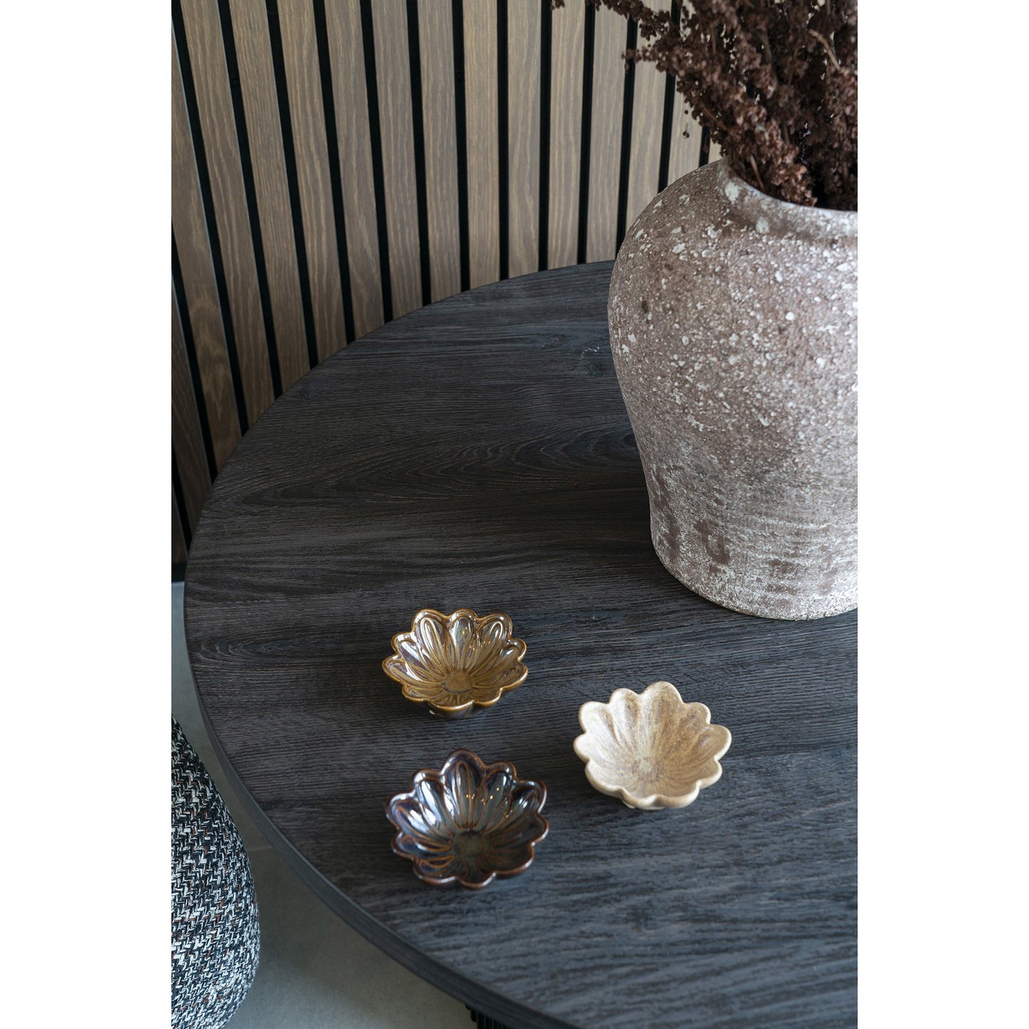 Skål - Skål, Keramik, Beige/Brun/Mørkebrun, Ø8,5X3,5 Cm, Sæt Af 3 ⎮ 5713917029235 ⎮ 4441704