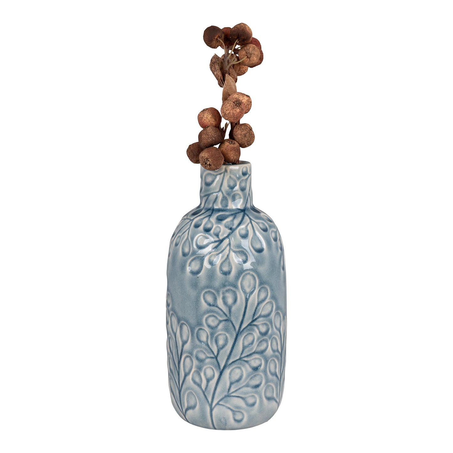 Vase - Vase, Keramik, Blå, Ø12X26 Cm ⎮ 5713917022052 ⎮ 4441759