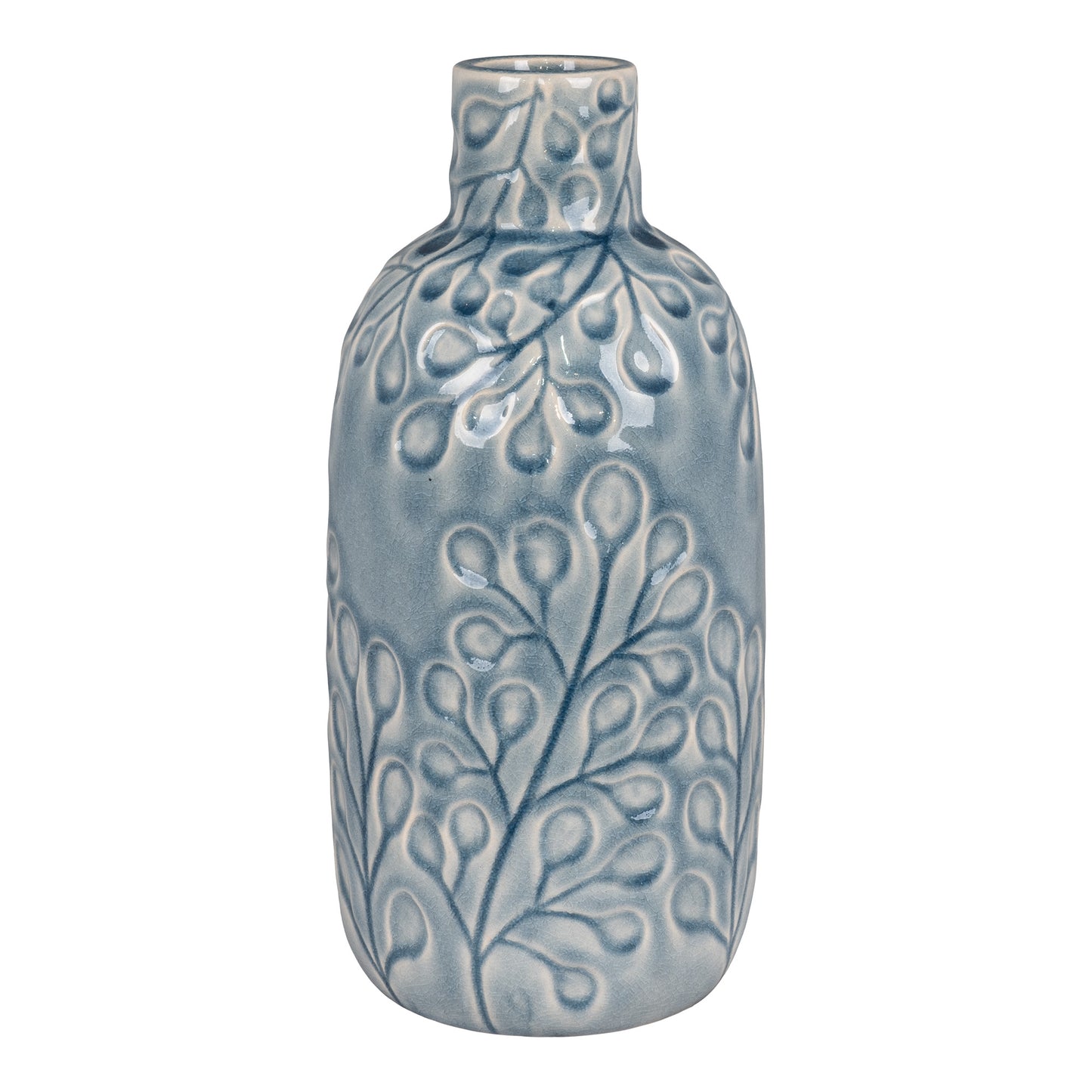 Vase - Vase, Keramik, Blå, Ø12X26 Cm ⎮ 5713917022052 ⎮ 4441759