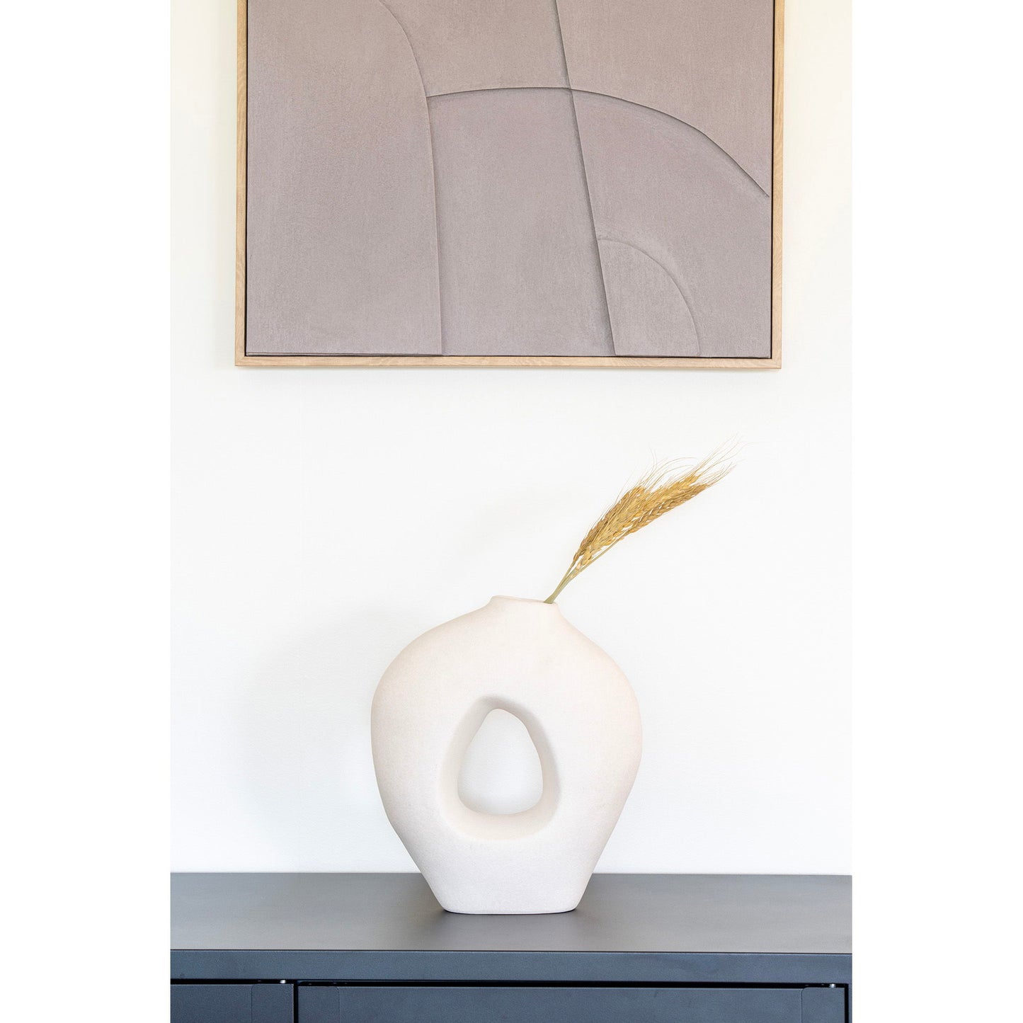 Vase - Vase, Keramik, Hvid 24X10,5X27,8 Cm ⎮ 5713917032075 ⎮ 4441774