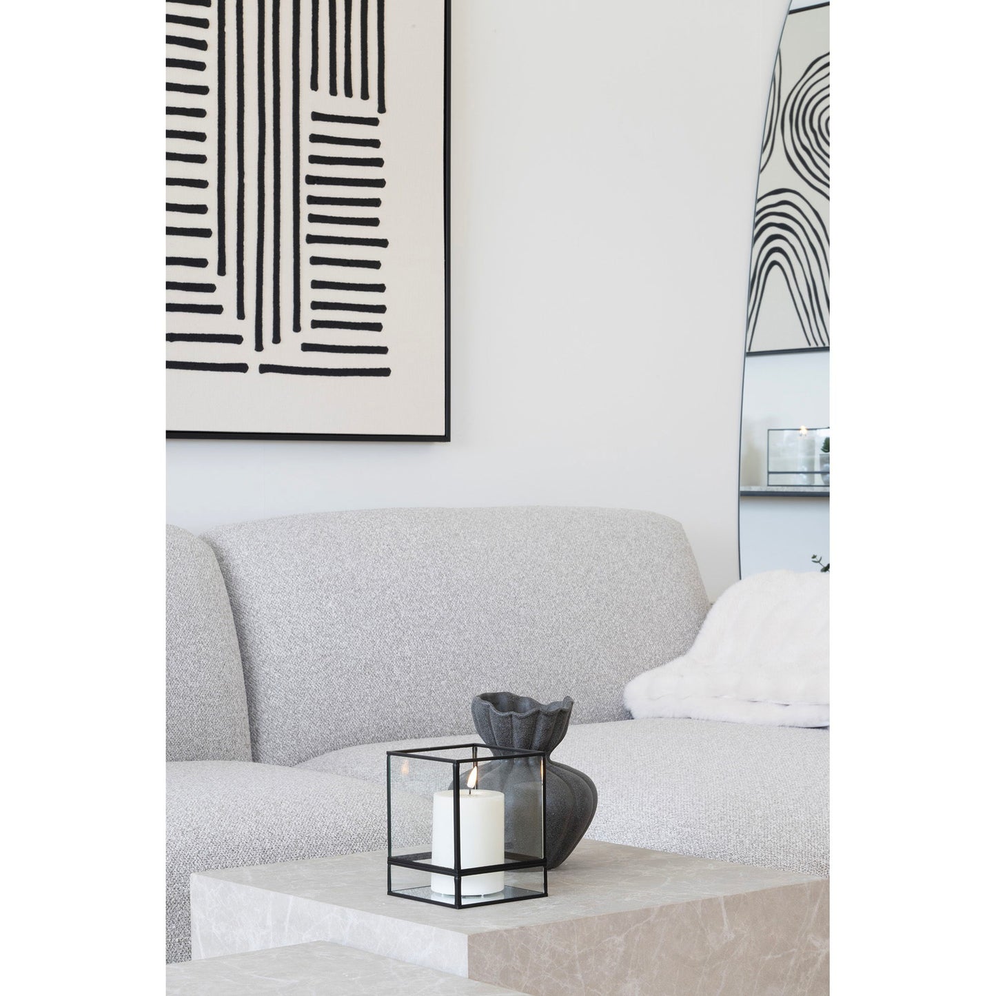 Vase - Vase, Keramik, Sort Ø17,2X19,4 Cm ⎮ 5713917032082 ⎮ 4441775