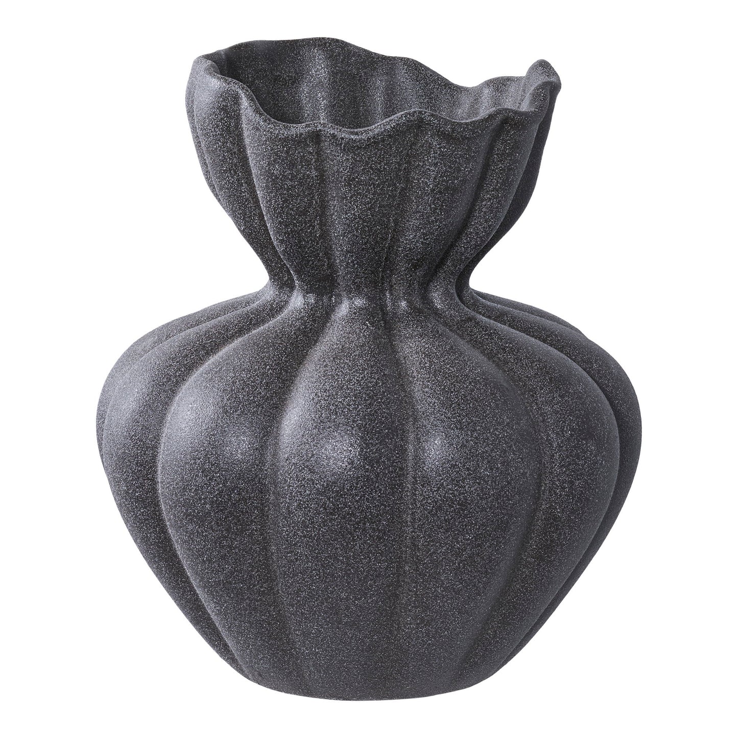Vase - Vase, Keramik, Sort Ø17,2X19,4 Cm ⎮ 5713917032082 ⎮ 4441775