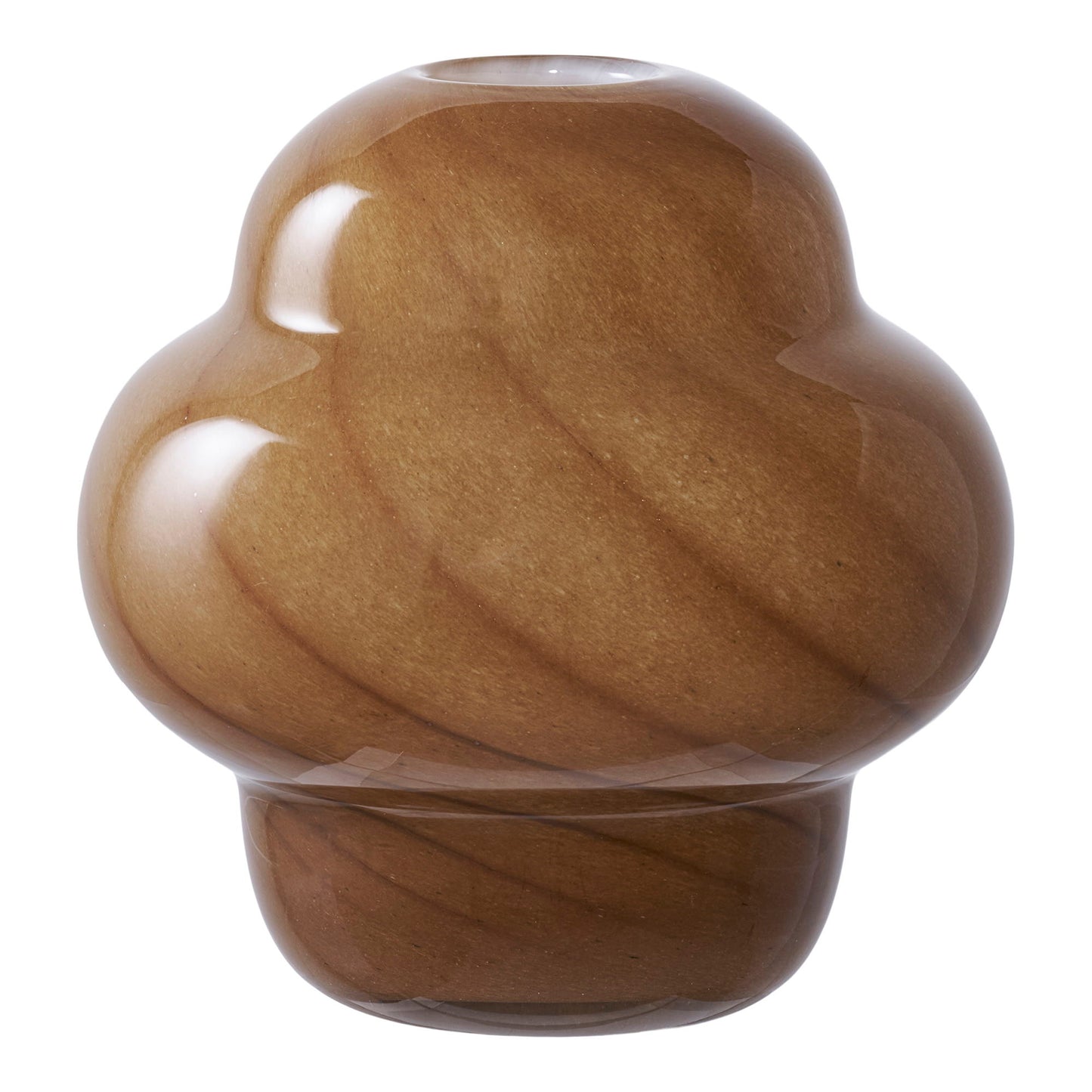 Vase - Vase, Glas, Brun Ø16,5X17 Cm ⎮ 5713917032969 ⎮ 4441787