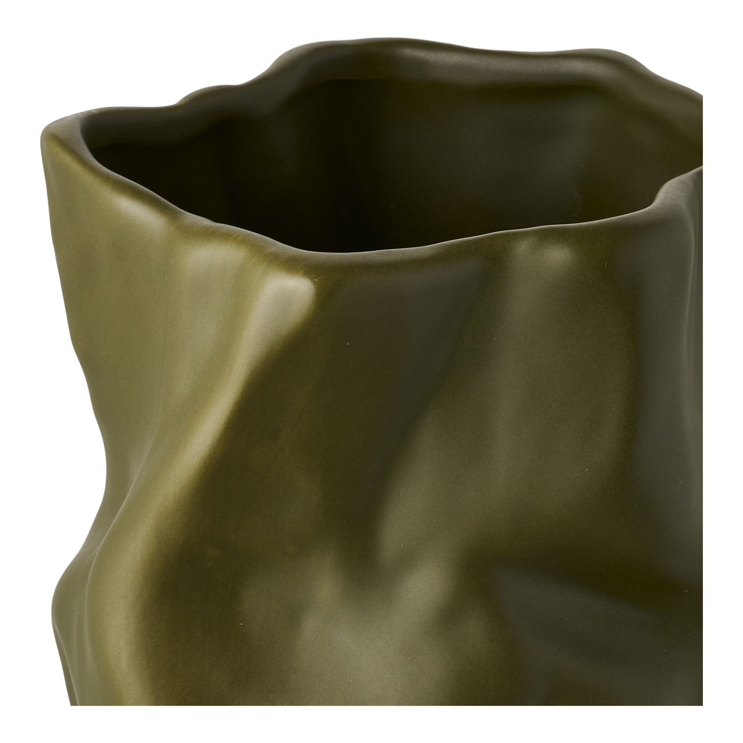 Vase - Vase, Keramik, Grøn Ø15X25,5 Cm ⎮ 5713917036486 ⎮ 4441794