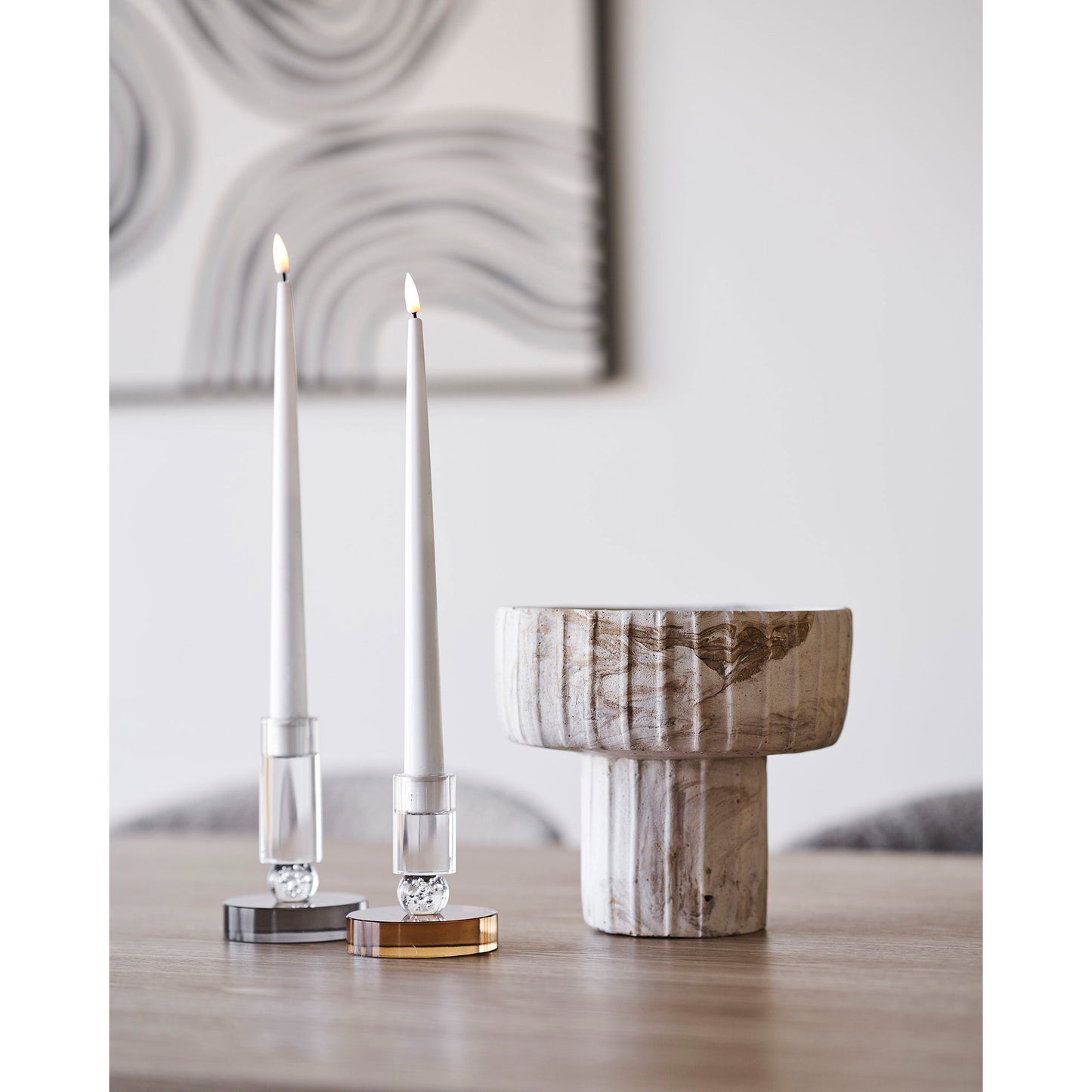 Vase - Vase, Cement, Brun/Beige Ø20,5X18,5 Cm ⎮ 5713917036608 ⎮ 4441795