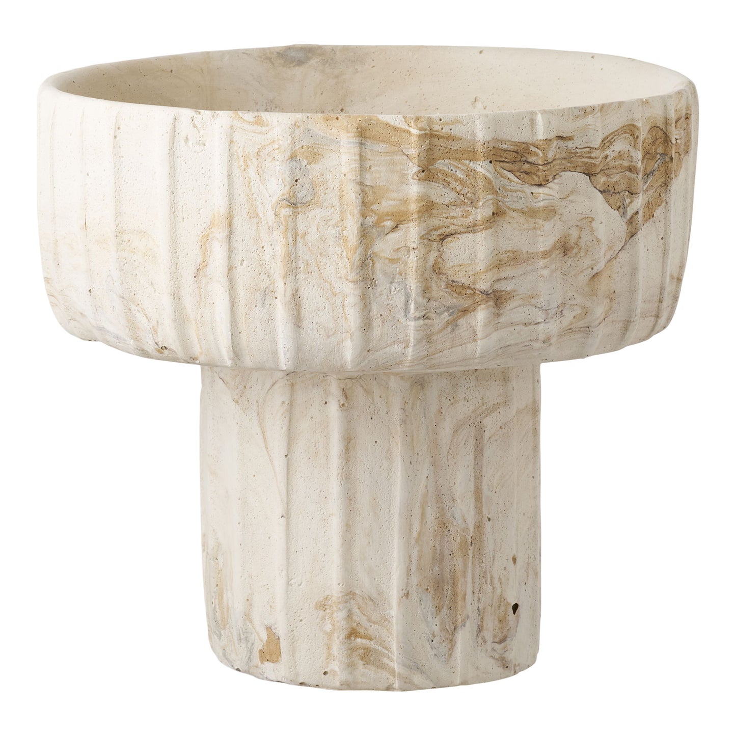 Vase - Vase, Cement, Brun/Beige Ø20,5X18,5 Cm ⎮ 5713917036608 ⎮ 4441795