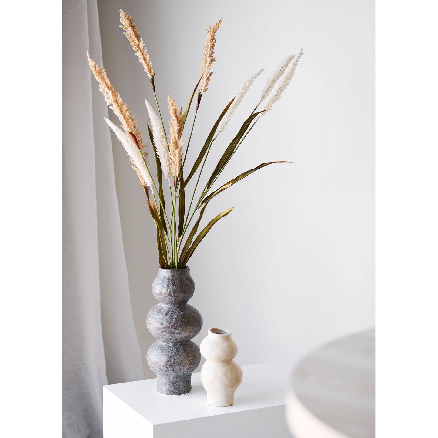 Vase - Vase, Keramik, Mørkegrå Ø14,5X33,5 Cm ⎮ 5713917036042 ⎮ 4441802