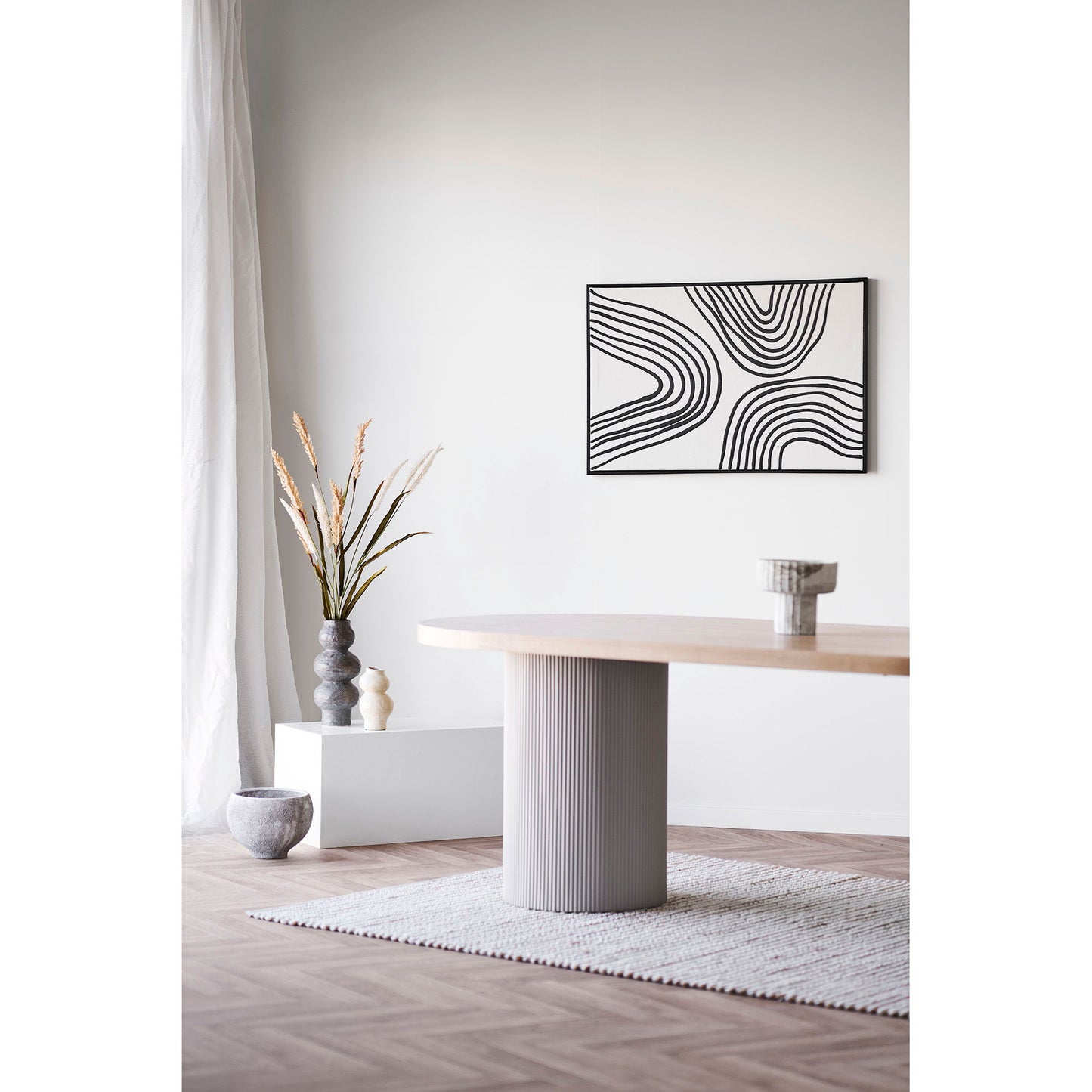 Vase - Vase, Keramik, Beige Ø10,5X19,5 Cm ⎮ 5713917036059 ⎮ 4441803