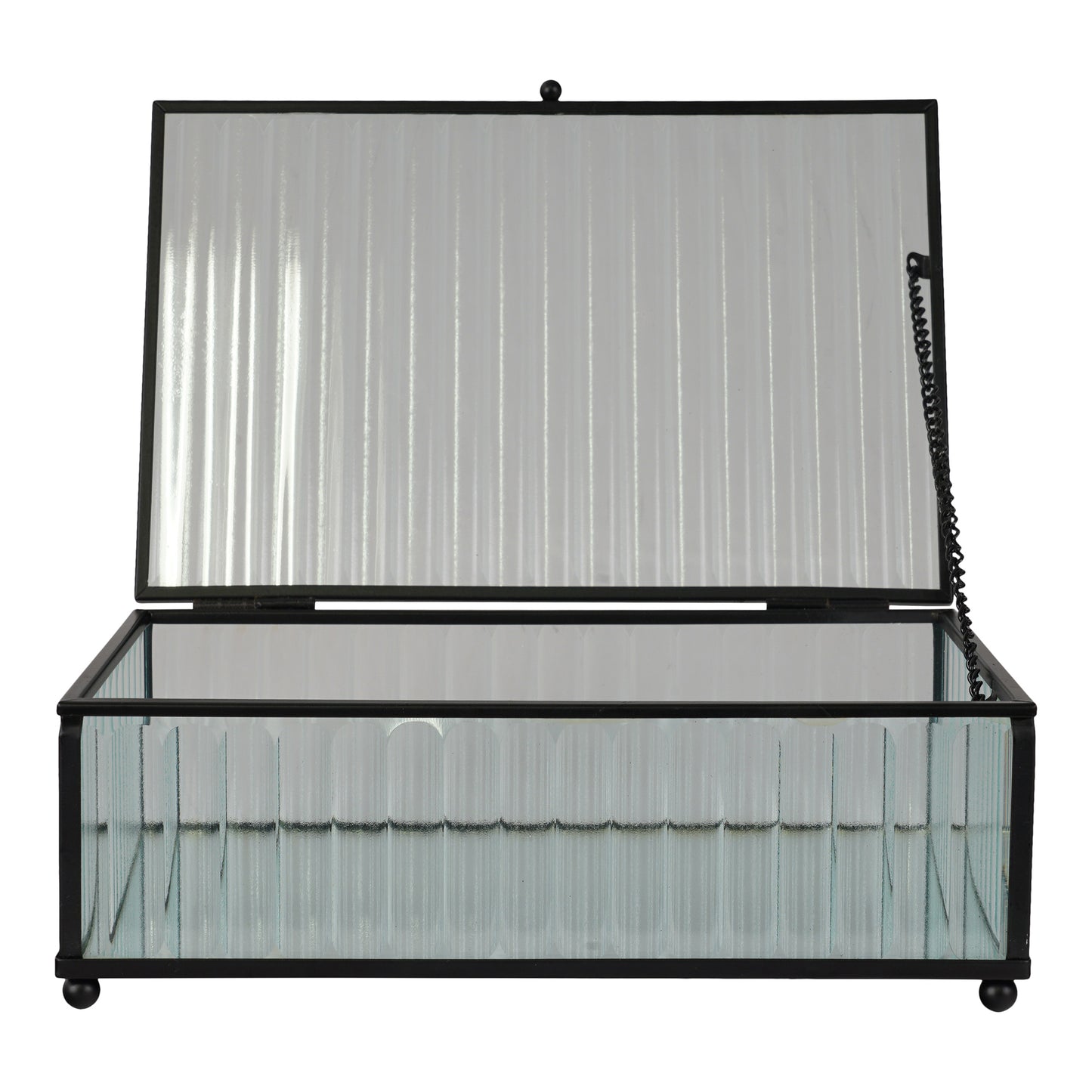 Santorini Boks - Boks, Glas/Metal, Sort, 20X13X7 Cm ⎮ 5713917020423 ⎮ 4442055