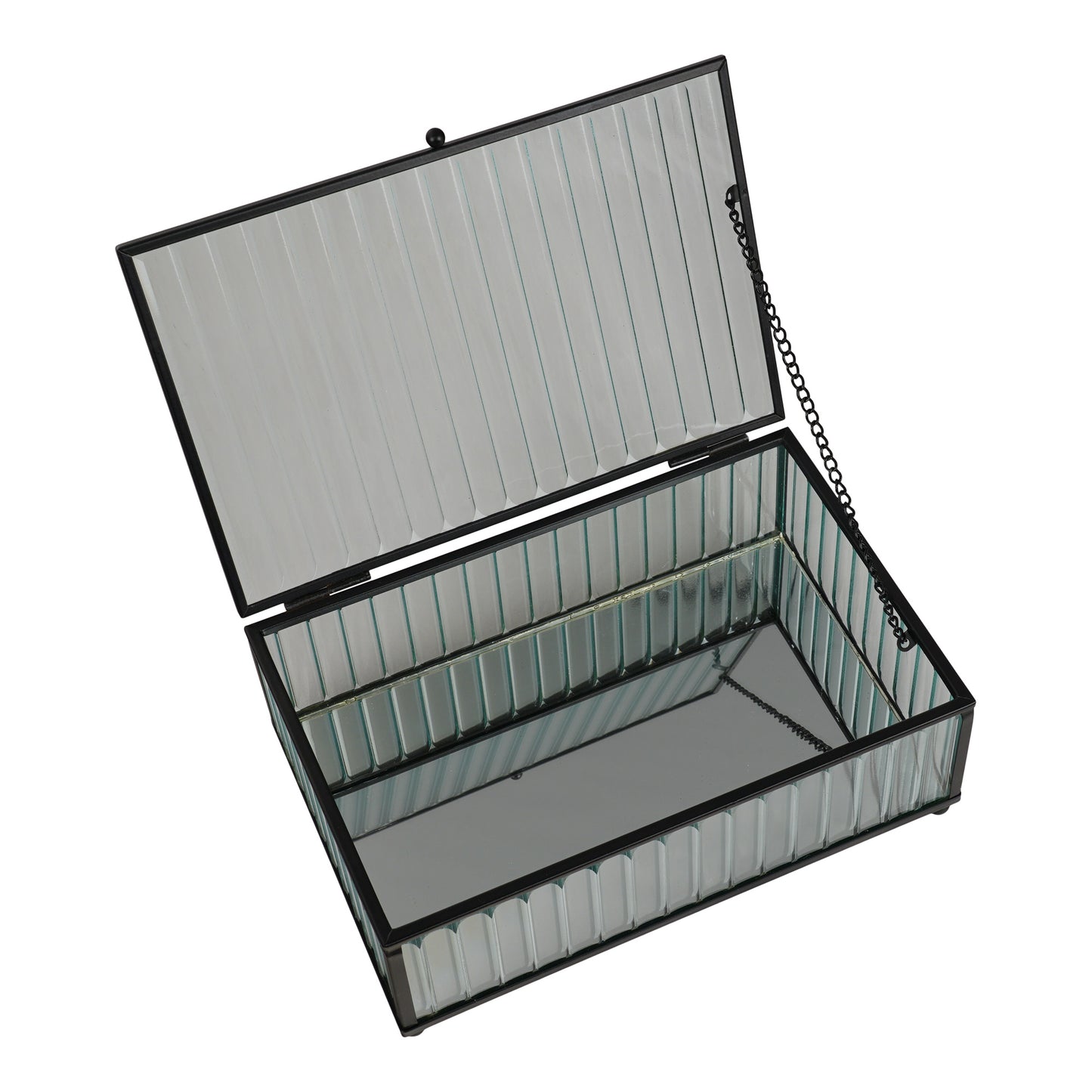 Santorini Boks - Boks, Glas/Metal, Sort, 20X13X7 Cm ⎮ 5713917020423 ⎮ 4442055