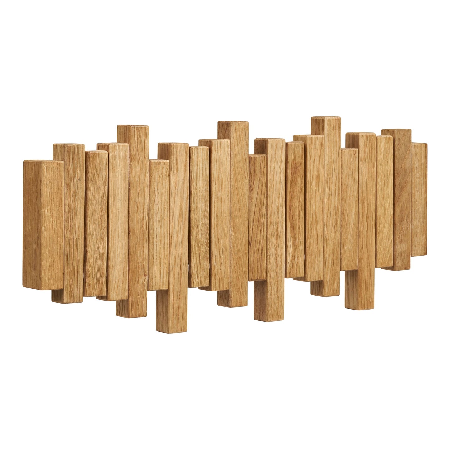 Caltra Knagerække - Knagerække, Egetræ, Natur 3X40X18 Cm ⎮ 5713917039739 ⎮ 4494055
