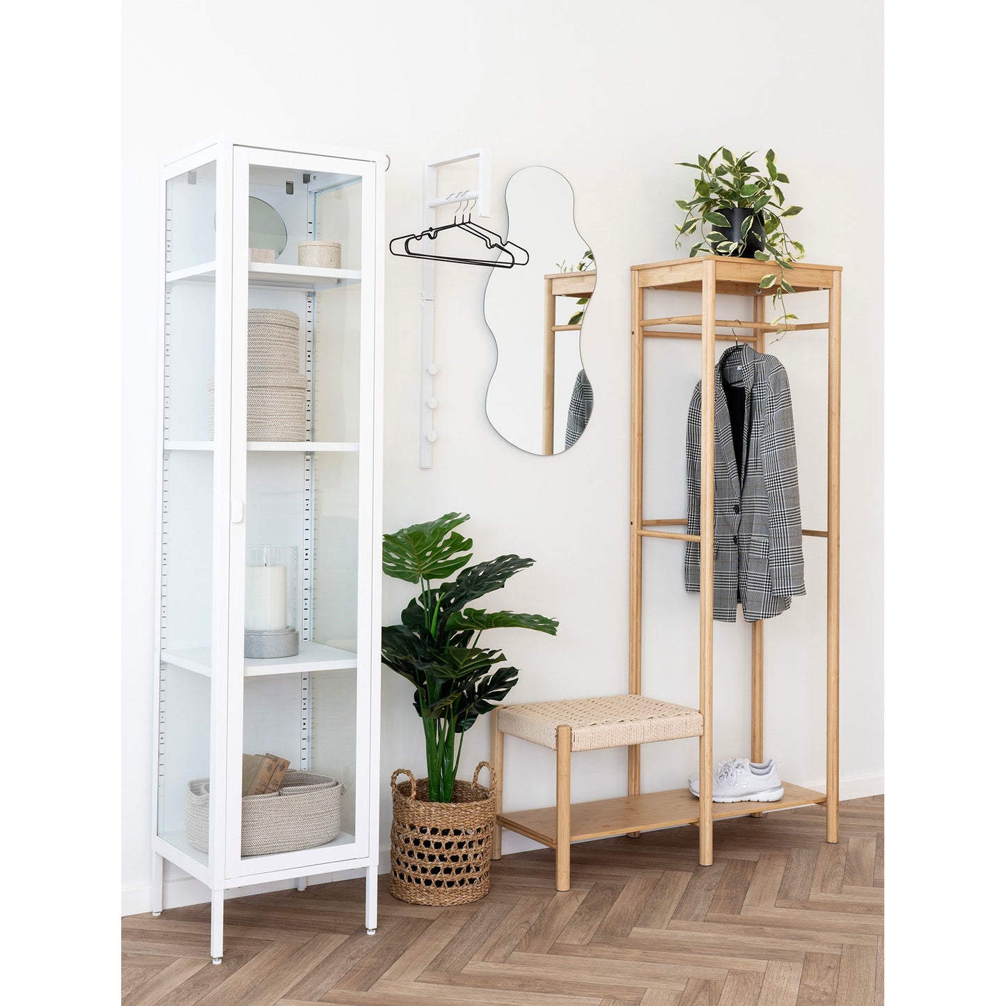 Trento Tøjstativ - Tøjstativ, Metal, Hvid 3X30X82 Cm ⎮ 5713917022649 ⎮ 4494095