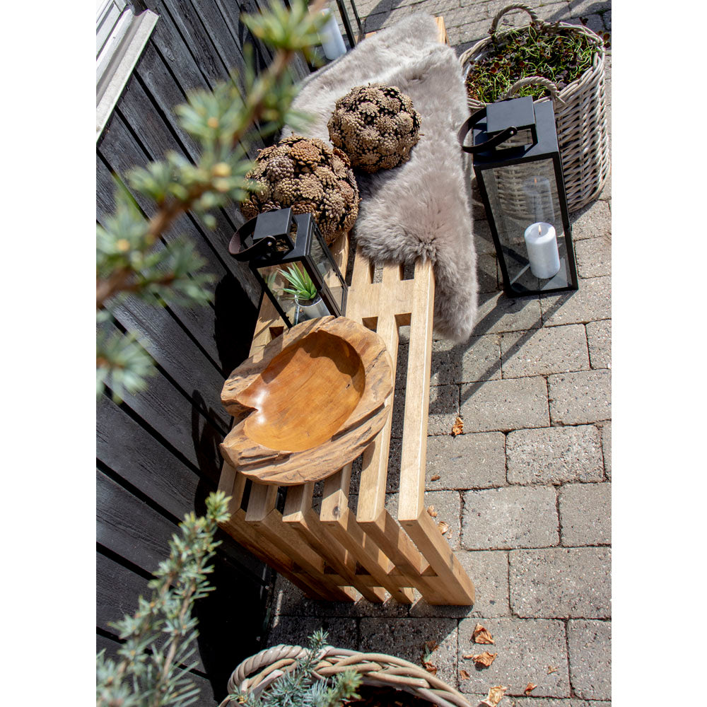 Rio Skål - Skål, Teak, Natur Ø30X10 Cm ⎮ 5713917006144 ⎮ 4501011