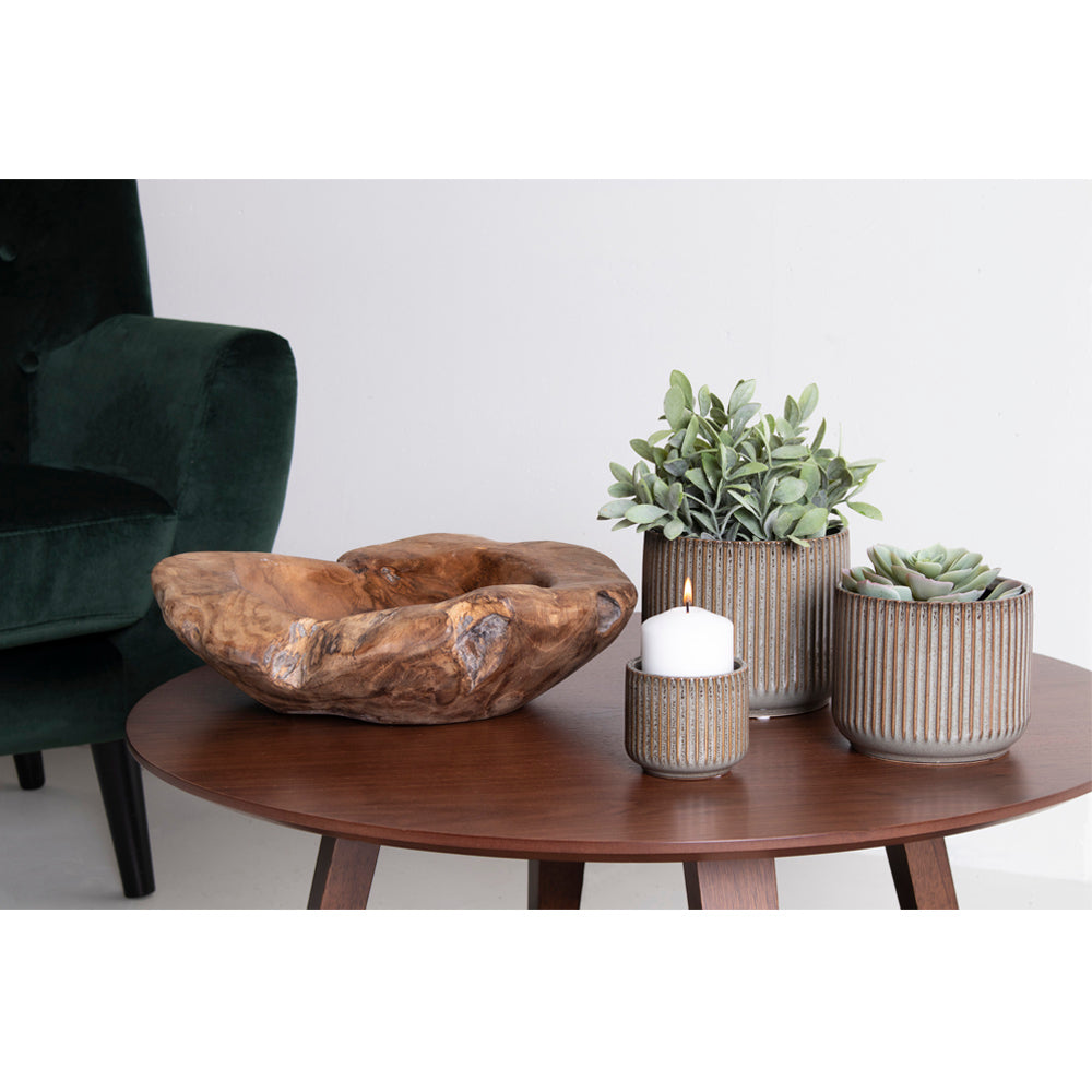 Rio Skål - Skål, Teak, Natur Ø40X12 Cm ⎮ 5713917006168 ⎮ 4501012