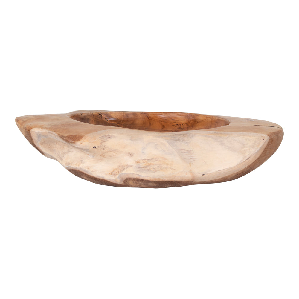 Rio Skål - Skål, Teak, Natur Ø40X12 Cm ⎮ 5713917006168 ⎮ 4501012