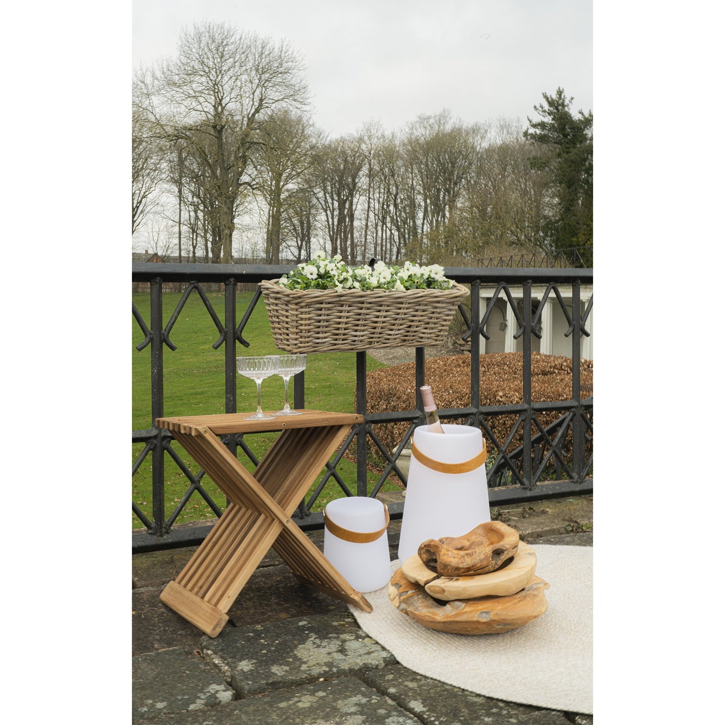 Rio Skål - Skål, Teak, Natur, Ø40X12 Cm ⎮ 5713917006168 ⎮ 4501012