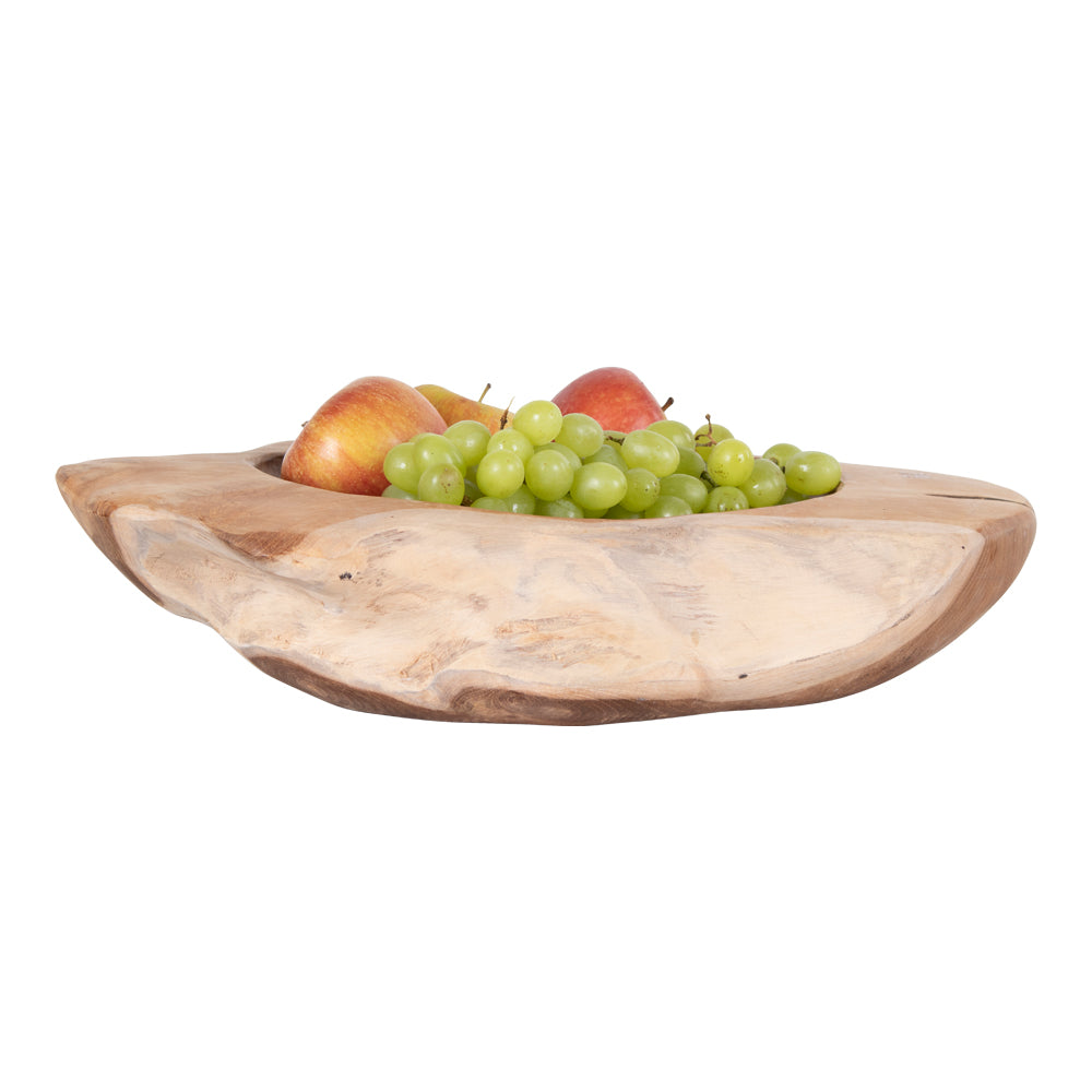 Rio Skål - Skål, Teak, Natur Ø40X12 Cm ⎮ 5713917006168 ⎮ 4501012