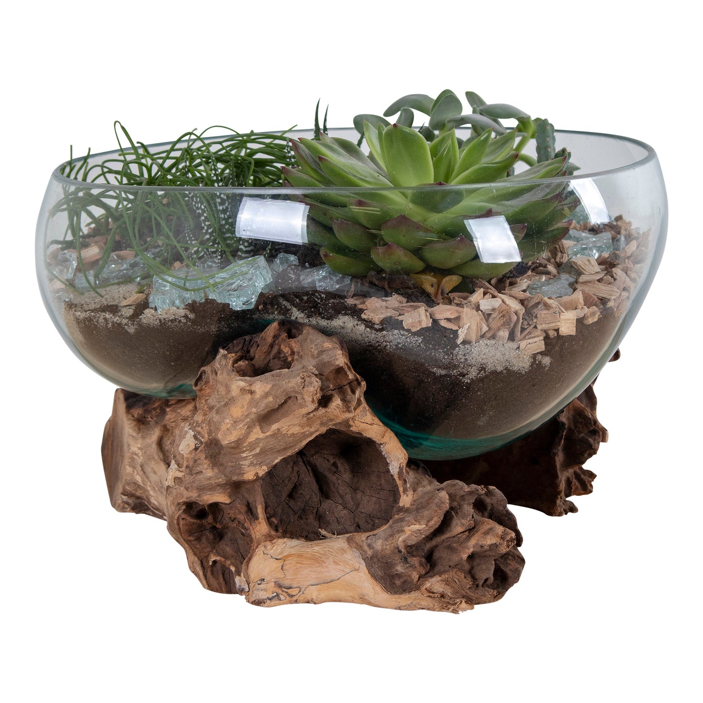 San Marino Waterdrop - Waterdrop, Teak/Glas, Natur H:20 Cm ⎮ 5713917002658 ⎮ 4501054
