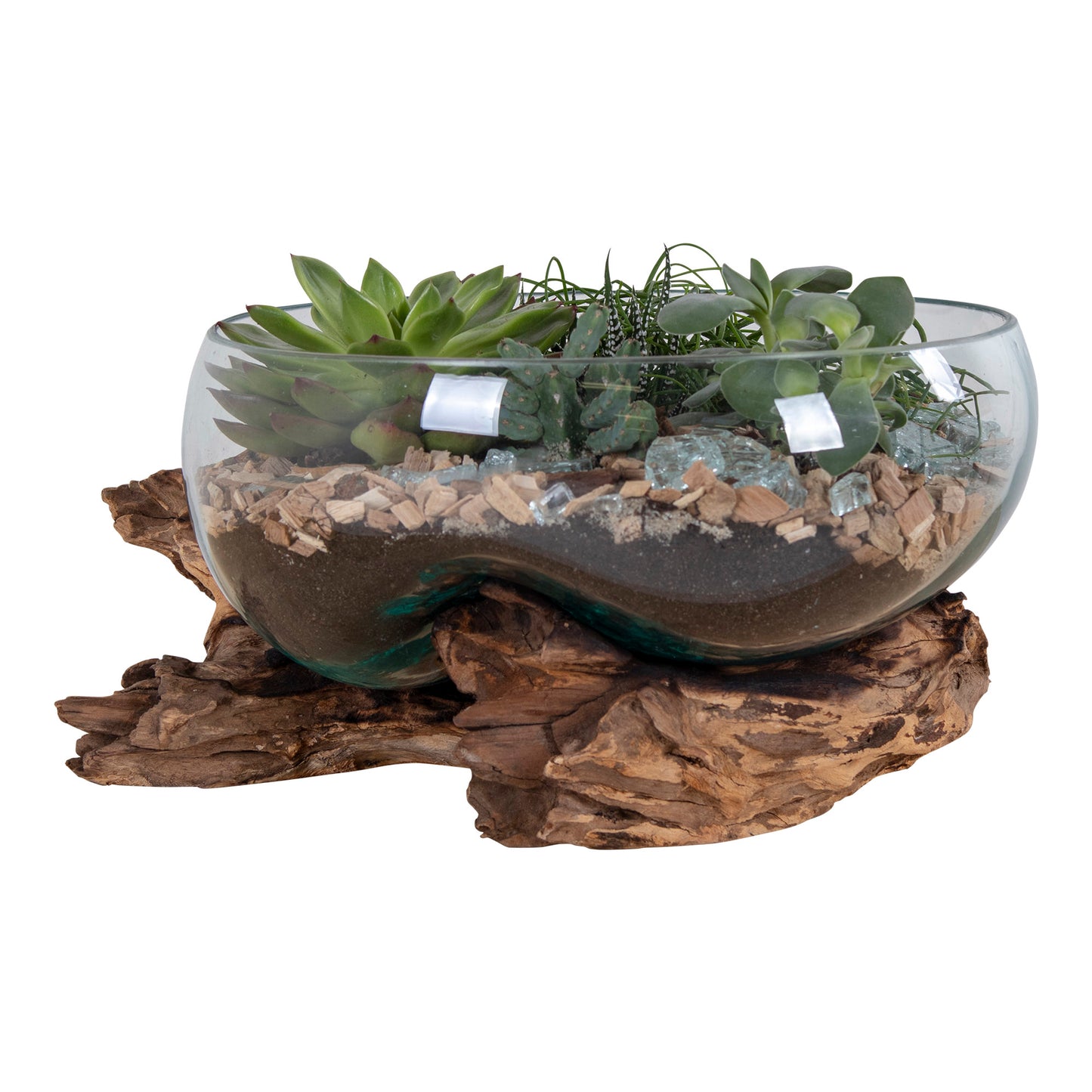 San Marino Waterdrop - Waterdrop, Teak/Glas, Natur H:20 Cm ⎮ 5713917002658 ⎮ 4501054