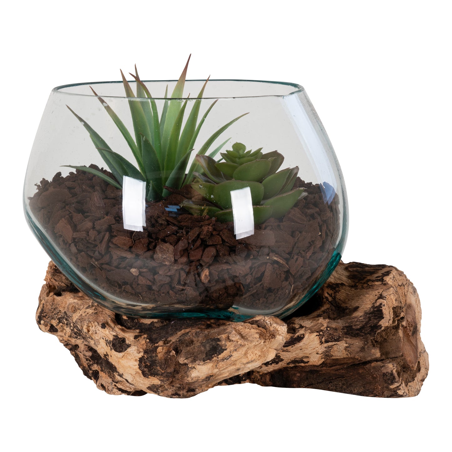 San Marino Waterdrop - Waterdrop, Teak/Glas, Natur H:15 Cm ⎮ 5713917009855 ⎮ 4501055