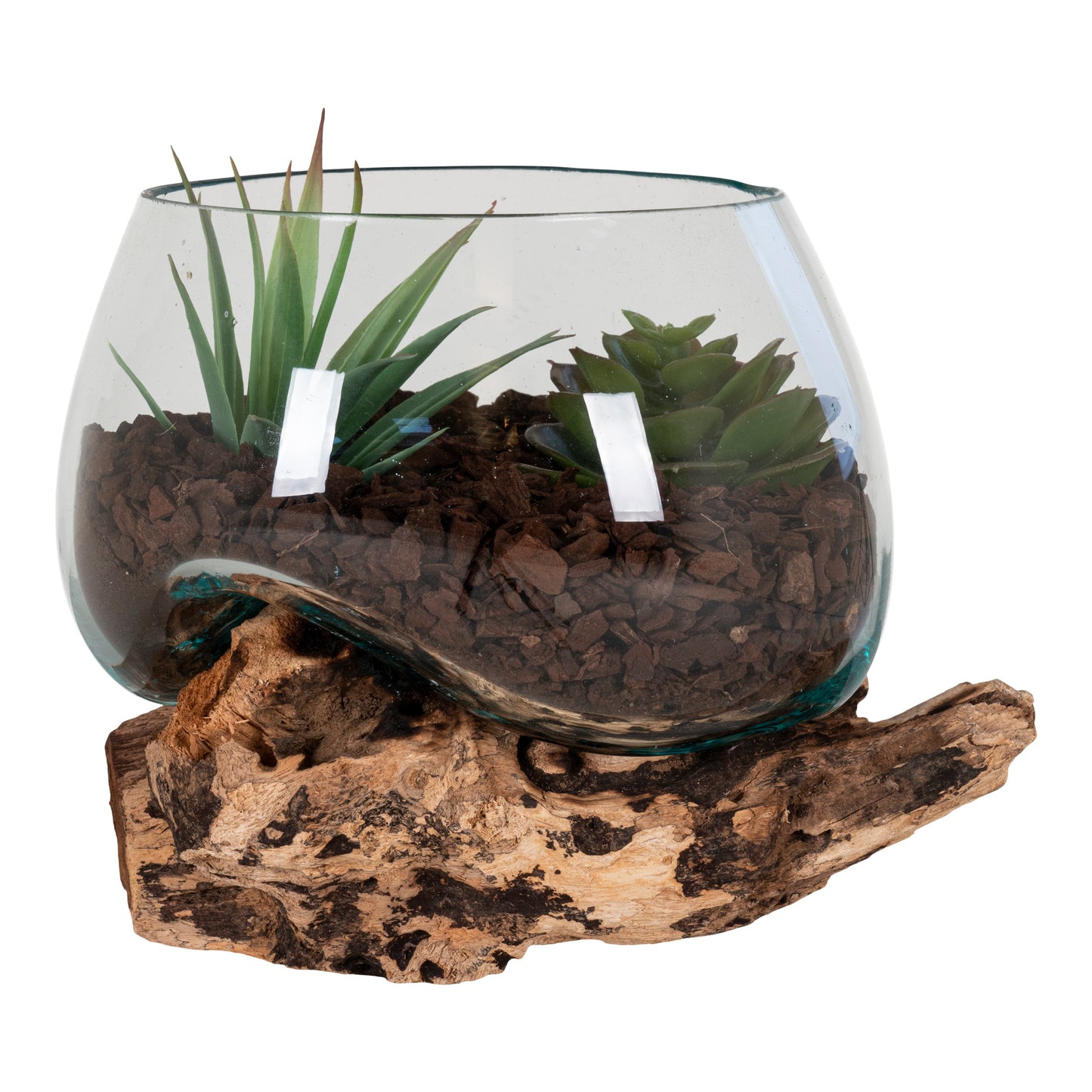 San Marino Waterdrop - Waterdrop, Teak/Glas, Natur H:15 Cm ⎮ 5713917009855 ⎮ 4501055