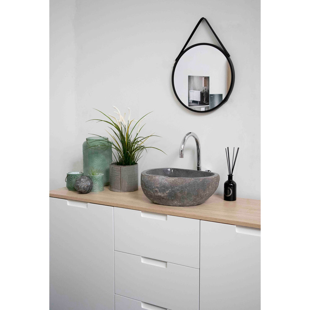 Donau Riverstone Vask - Vask, Sten, Natur, 35X40X15 Cm ⎮ 5713917002245 ⎮ 4501200