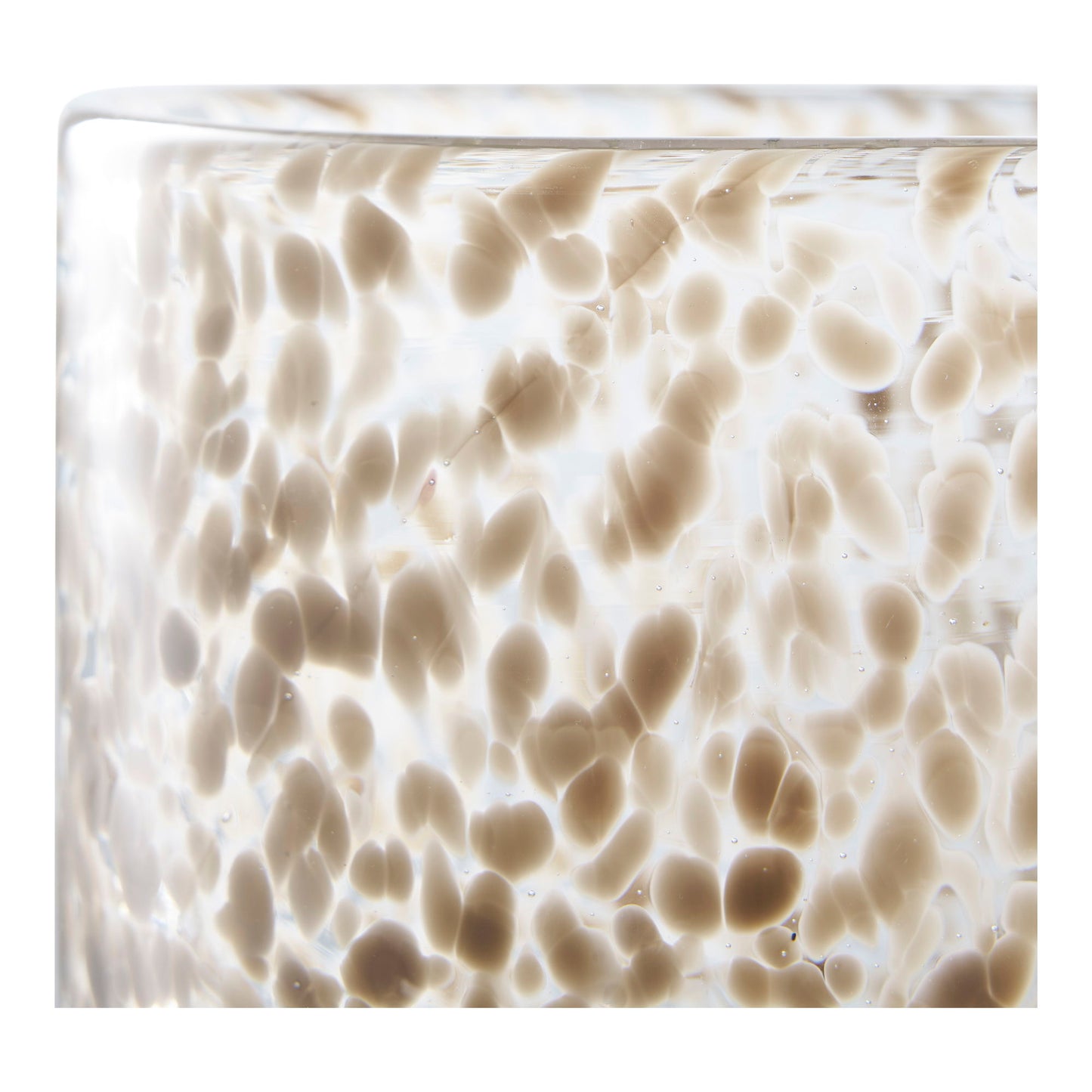 Lysestage - Lysestage, Glas, Brun Ø12X12 Cm ⎮ 5713917032174 ⎮ 4561188