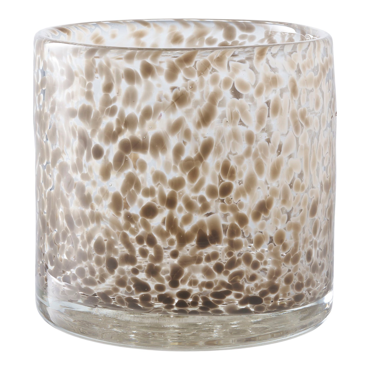 Lysestage - Lysestage, Glas, Brun Ø12X12 Cm ⎮ 5713917032174 ⎮ 4561188