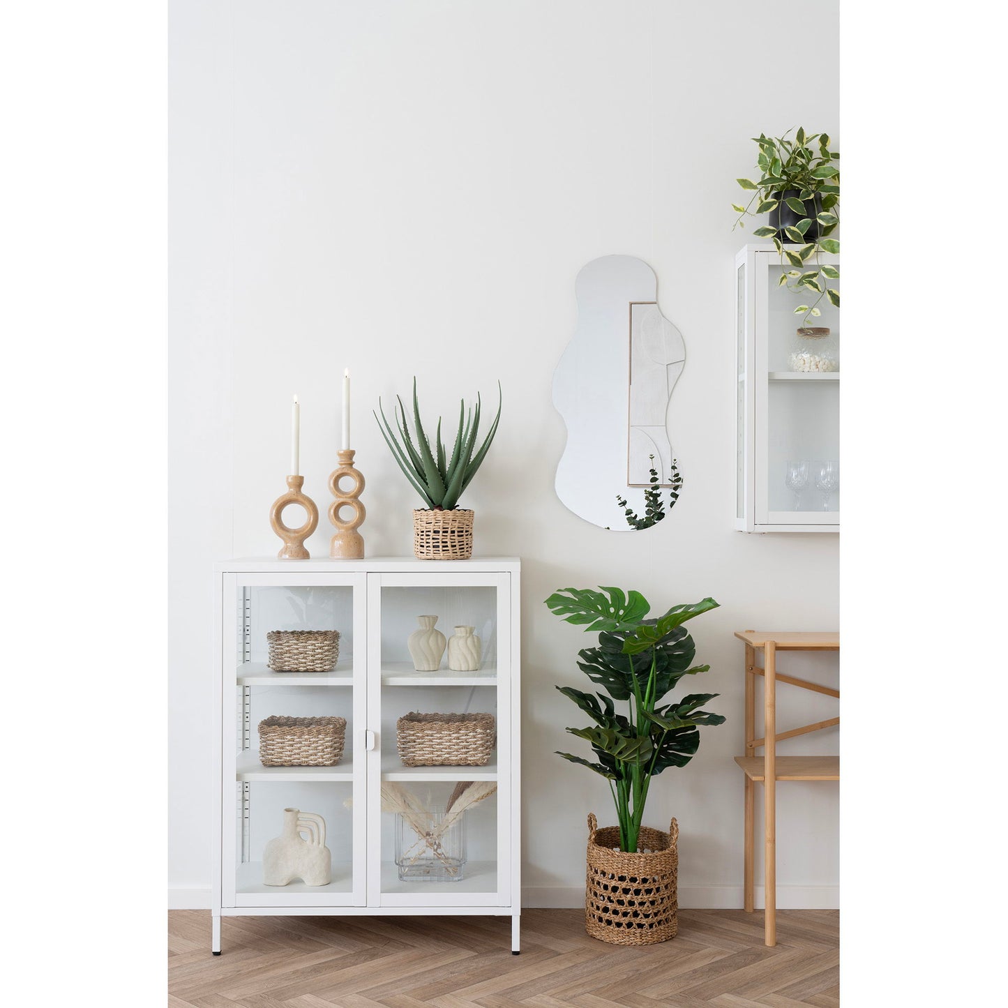 Lysestage - Lysestage, Keramik, Brun 10,7X9,5X30,5 Cm ⎮ 5713917034543 ⎮ 4561192