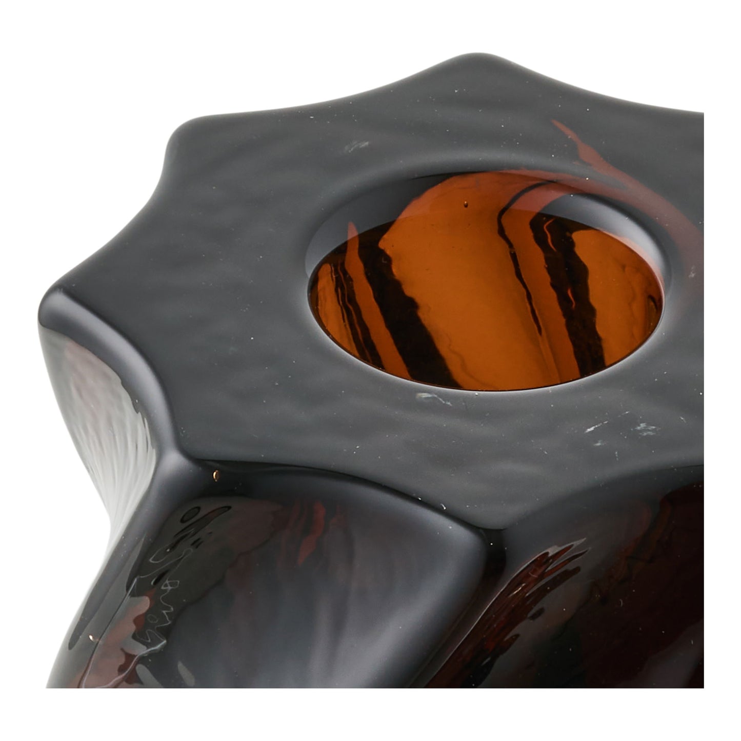 Lysestage - Lysestage, Glas, Smoked Brun Sæt Af 2 ⎮ 5713917035960 ⎮ 4561202