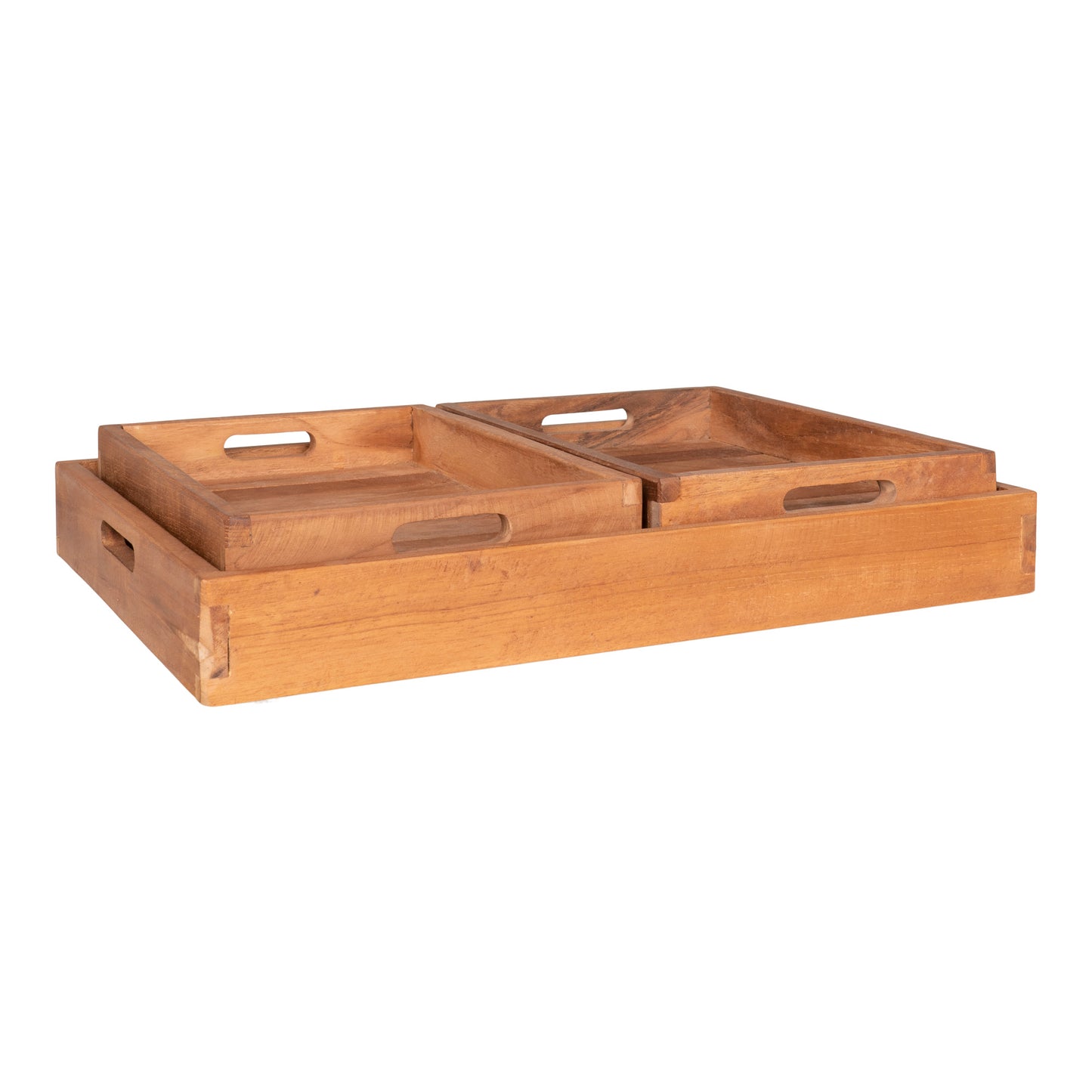 Faro Bakke, Sæt Af 3 - Bakke, Teak, Natur Sæt Af 3 ⎮ 5713917006267 ⎮ 4601020