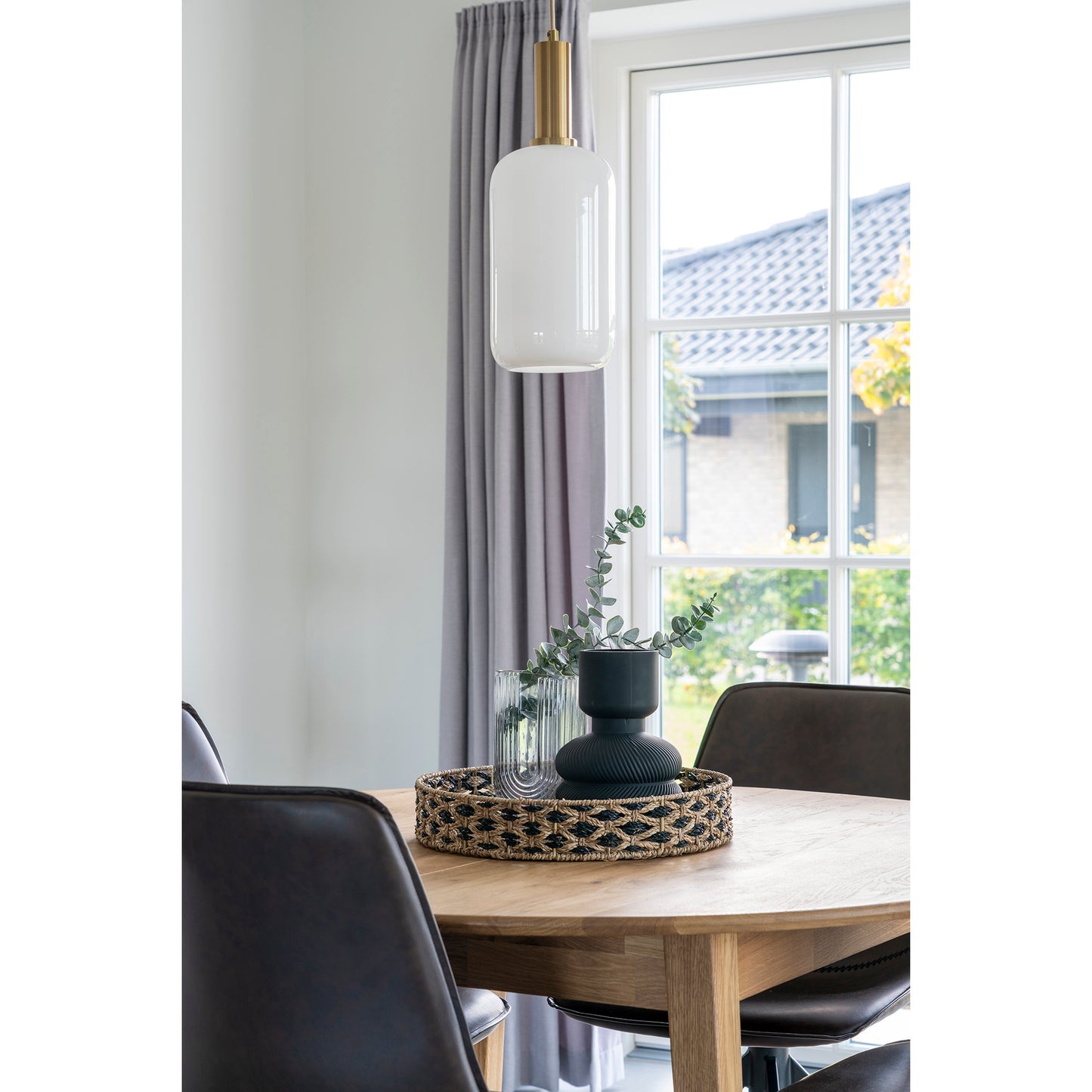 Nerja Bakke - Bakke, Søgræs, Sort/Natur Ø38 Cm ⎮ 5713917022434 ⎮ 4601035