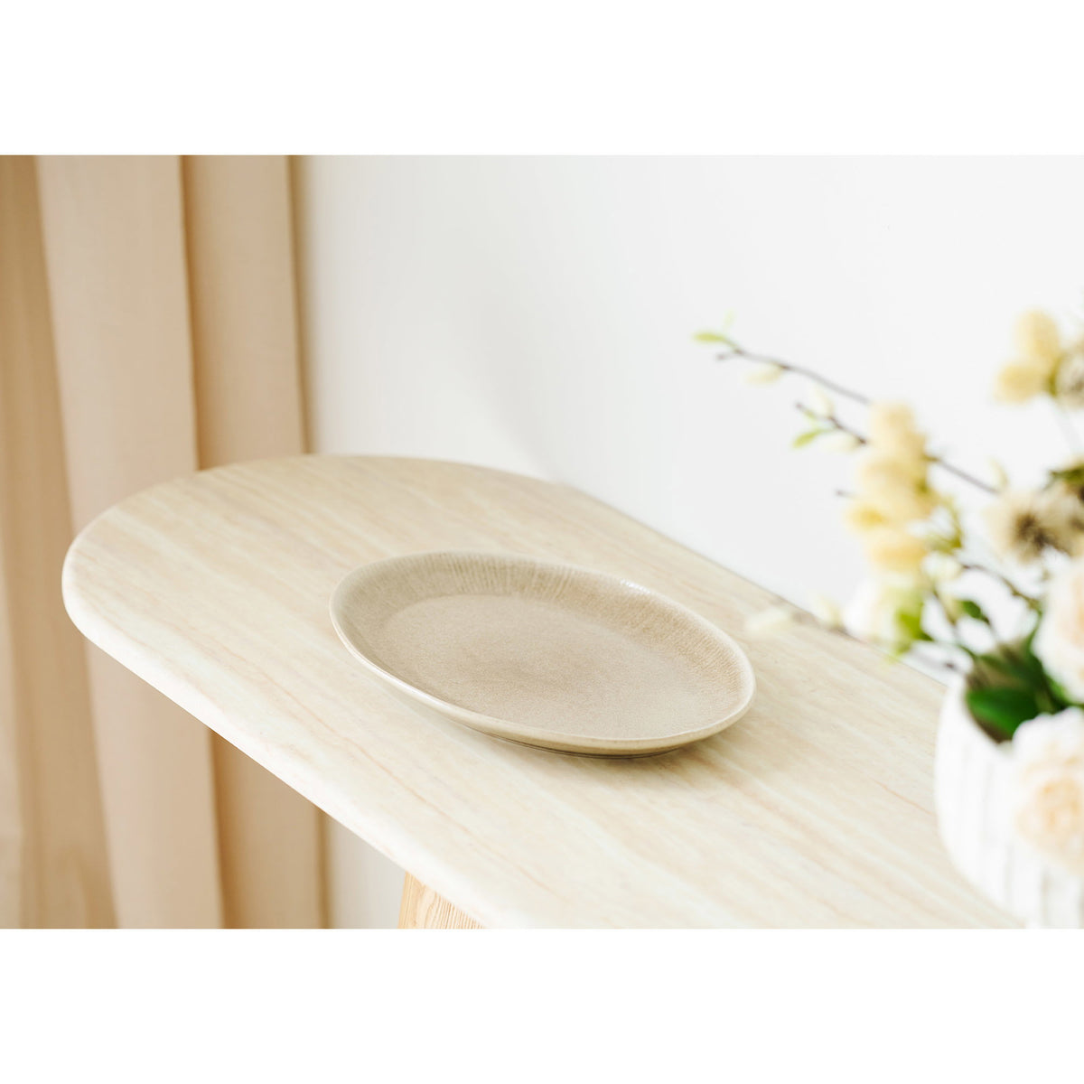 Viola Serveringsfad - Serveringsfad, Keramik, Beige 30X21,5X2,8 Cm ⎮ 5713917044412 ⎮ 4730001