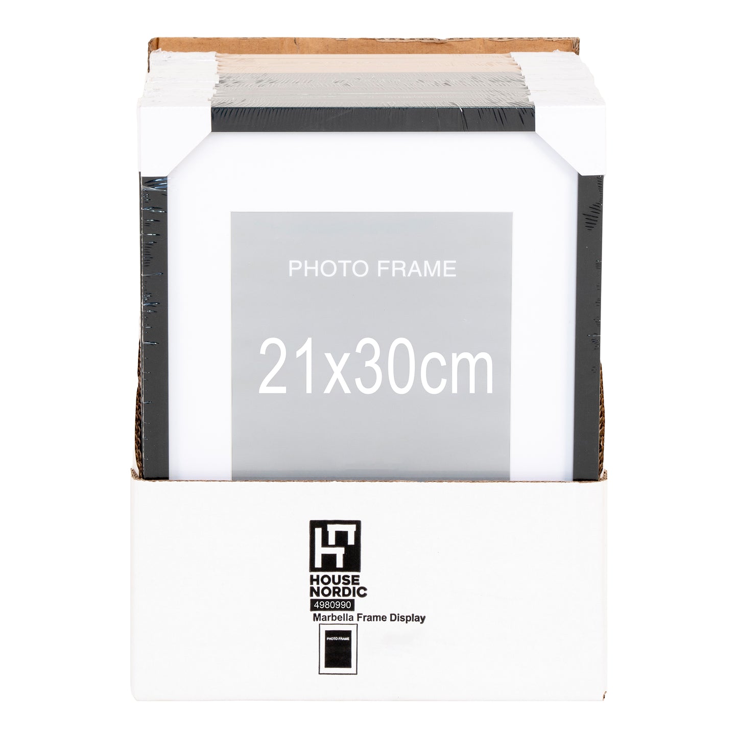 Marbella Ramme Display - Ramme Display, 7 Stk. Sort Og 8 Stk. Natur 21X30 Cm ⎮ 5713917019410 ⎮ 4980990