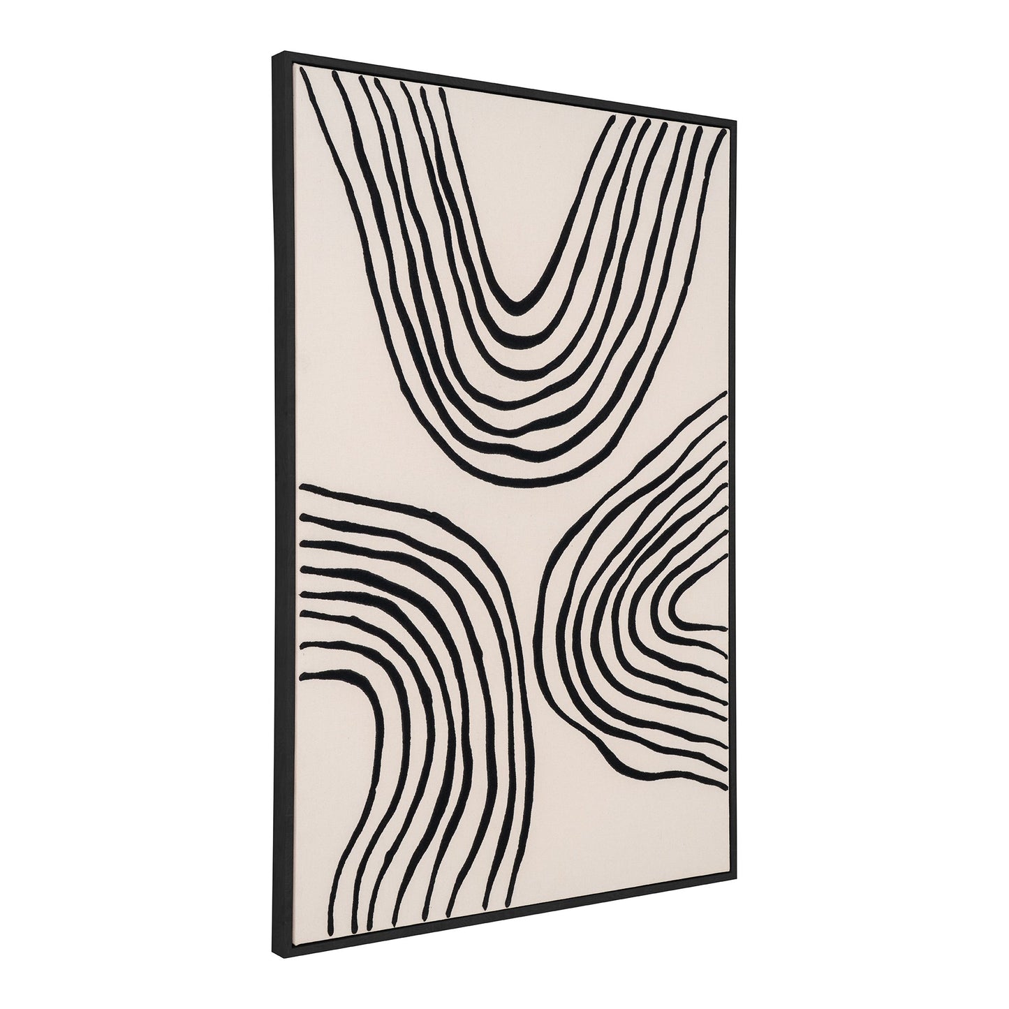 Lipari Lærredsprint - Lærredsprint, Canvas, Sort/Beige, No.2 60X90 Cm ⎮ 5713917028078 ⎮ 4981051