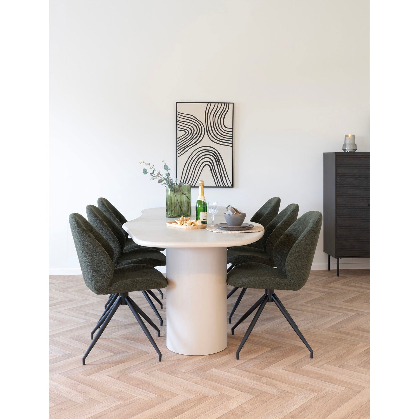 Lipari Lærredsprint - Lærredsprint, Canvas, Sort/Beige, No.2 60X90 Cm ⎮ 5713917028078 ⎮ 4981051