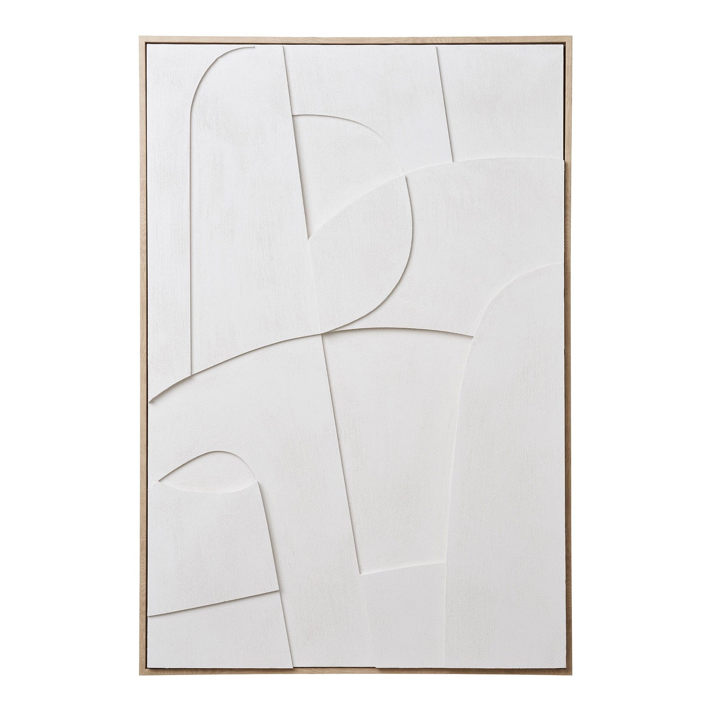 Madeline Relief Vægdekoration - Relief Vægdekoration, Canvas, Hvid, No.2 60X90 Cm ⎮ 5713917031351 ⎮ 4981058