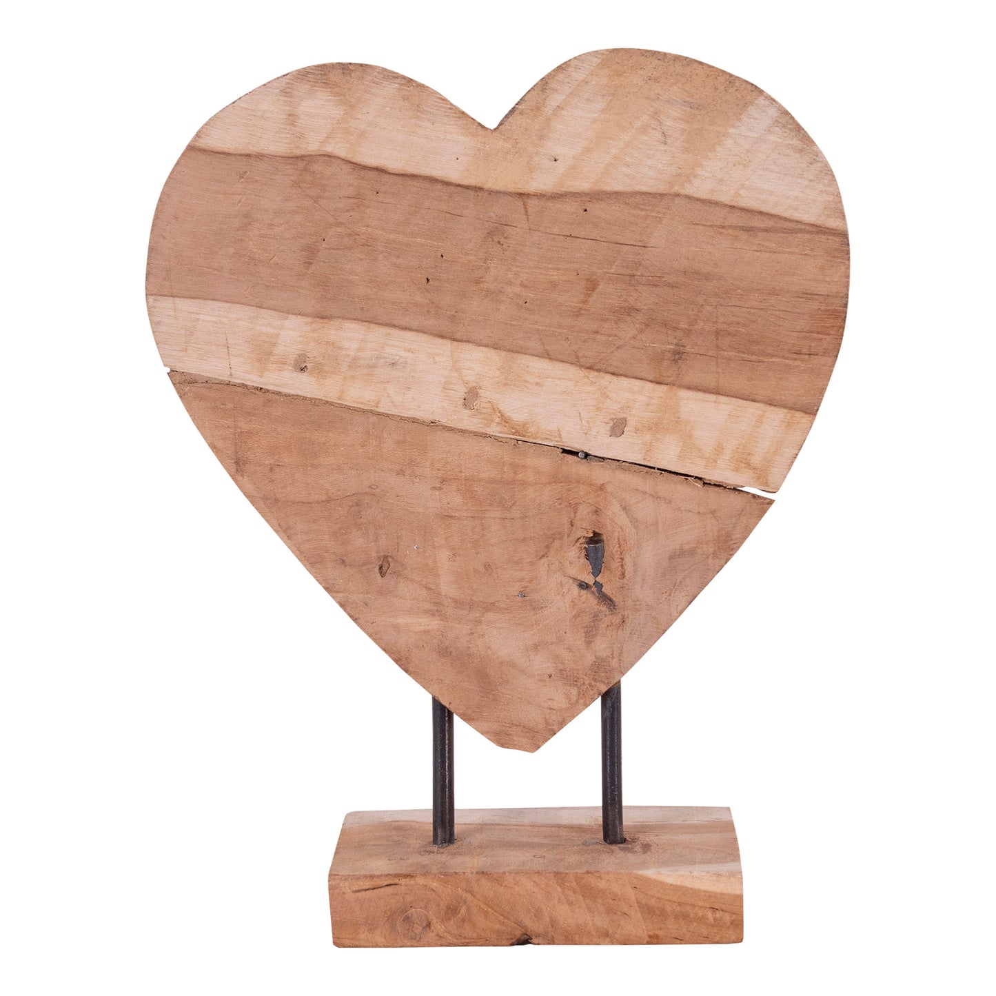 Almada Hjerte - Dekorationshjerte, Teak, Natur H:30 Cm ⎮ 5713917004607 ⎮ 5291500