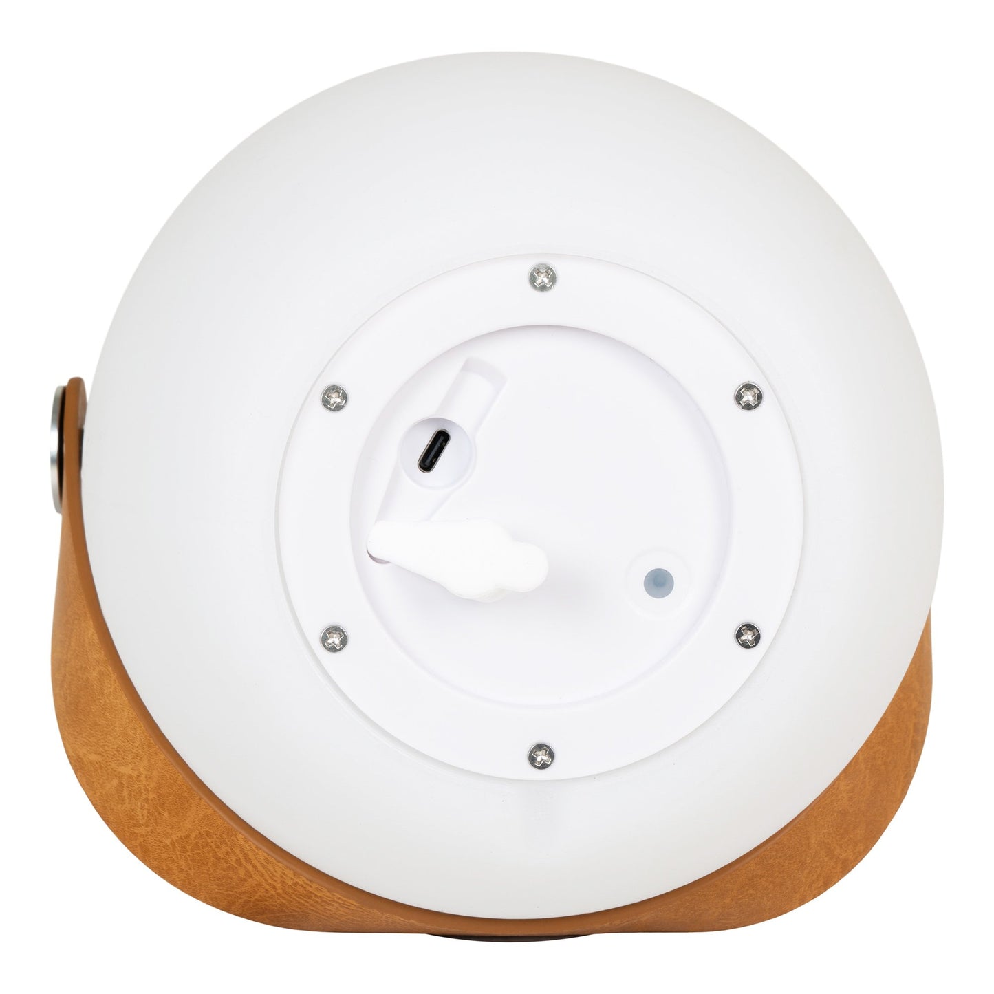 Cardiff Led Lampe - Lampe Med Læder Strop, Bluetooth Højtaler, Genopladelig, Hvid ⎮ 5713917028399 ⎮ 6405180
