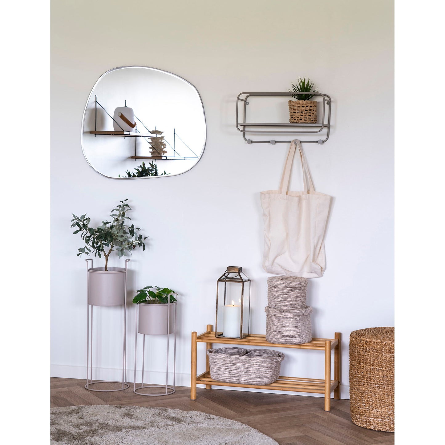 Mysore Lanterne - Lanterne, Metal/Glas, Antik Messing Look ⎮ 5713917033515 ⎮ 6407529