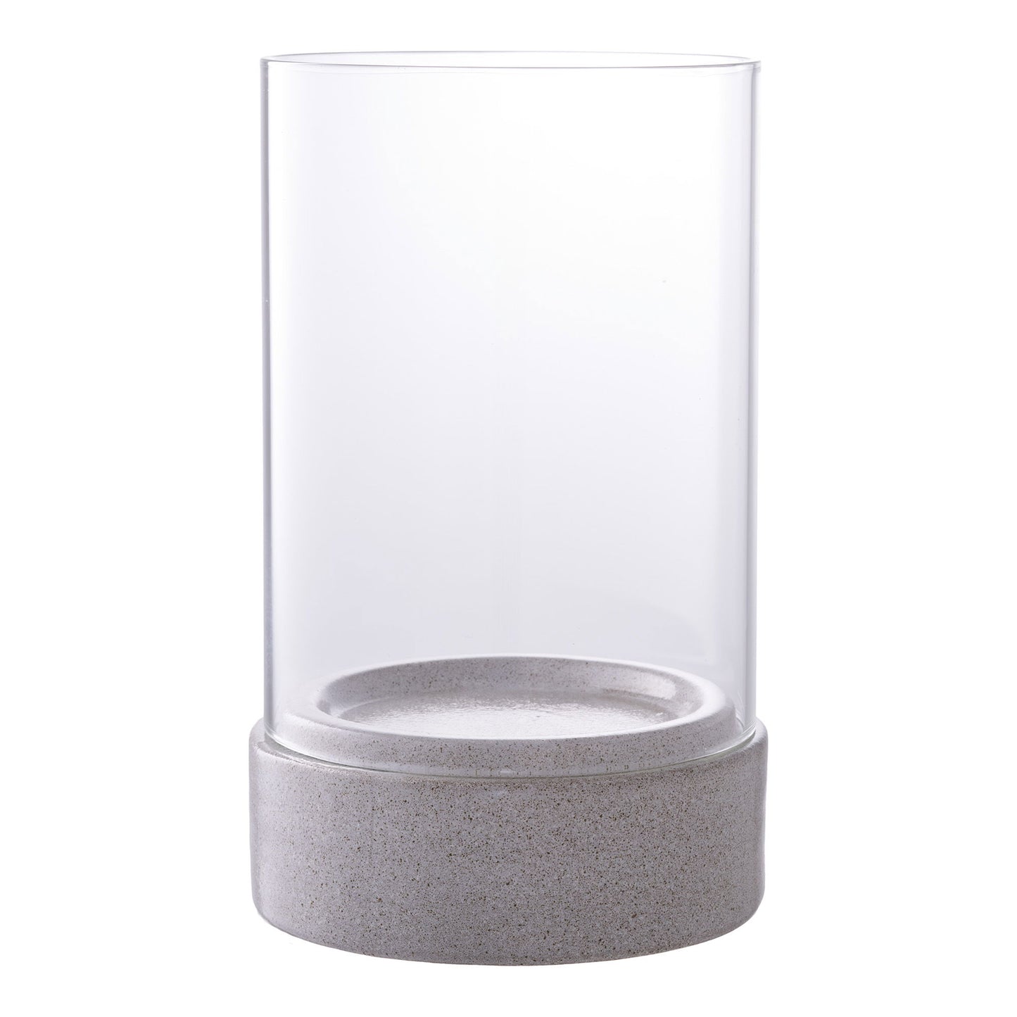 Hurricane Lysestage - Hurricane Lysestage, Keramik/Glas, Grå 16X25,5 Cm ⎮ 5713917034574 ⎮ 6407531