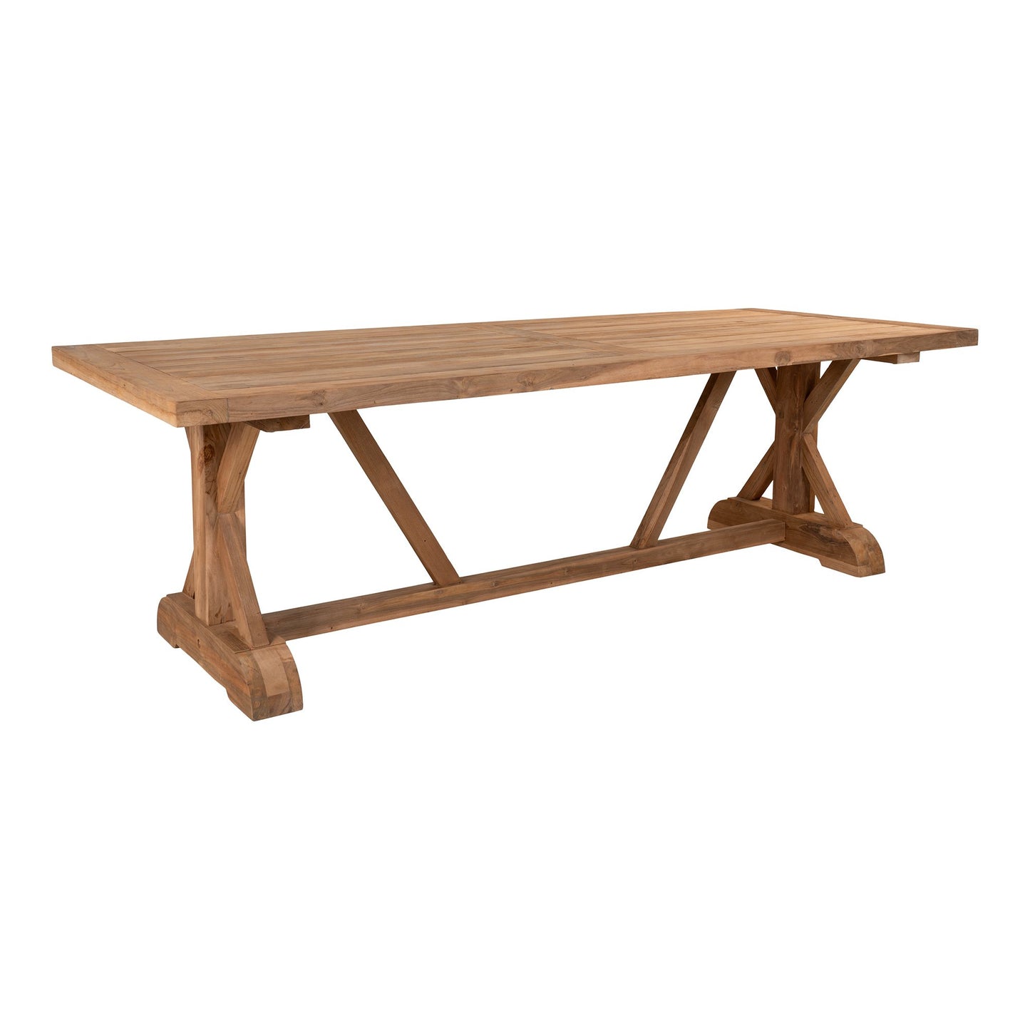 Volos Spisebord - Spisebord, Teak, Natur 100X240X75 Cm ⎮ 5713917027293 ⎮ 7001119
