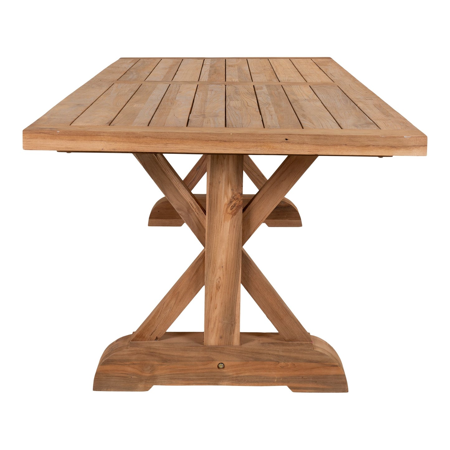 Volos Spisebord - Spisebord, Teak, Natur 100X240X75 Cm ⎮ 5713917027293 ⎮ 7001119