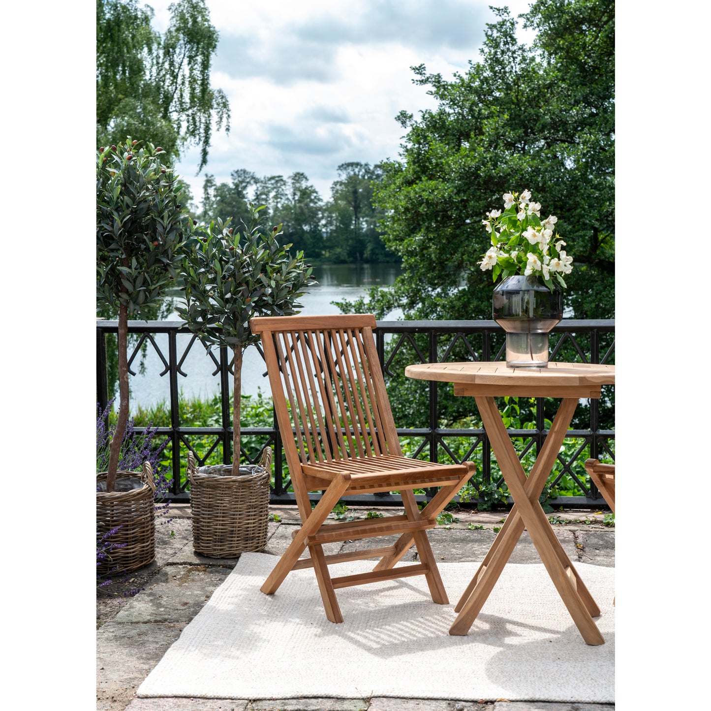 Toledo Spisebordstol - Spisebordstol, Teak, Natur ⎮ Sæt af 2 stk. ⎮ 5713917007301 ⎮ 7001130