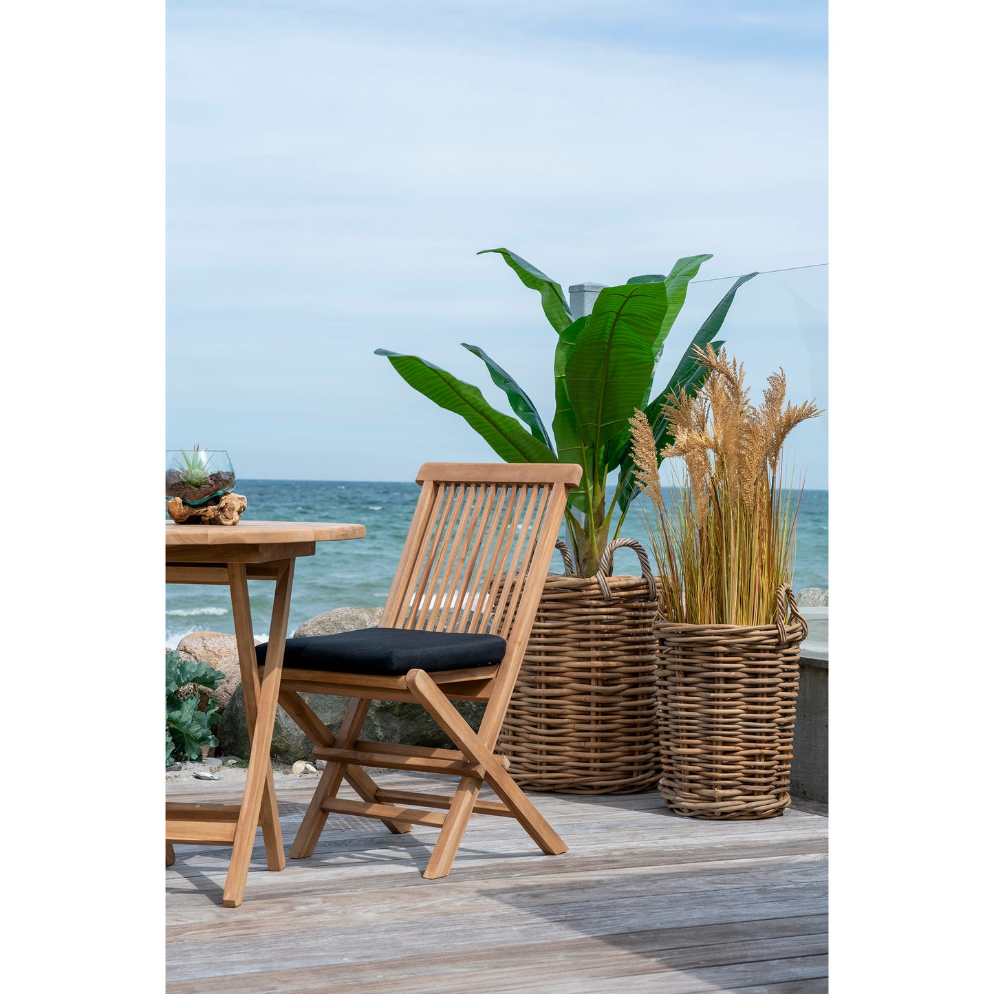 Toledo Spisebordstol - Spisebordstol, Teak, Natur ⎮ Sæt af 2 stk. ⎮ 5713917007301 ⎮ 7001130